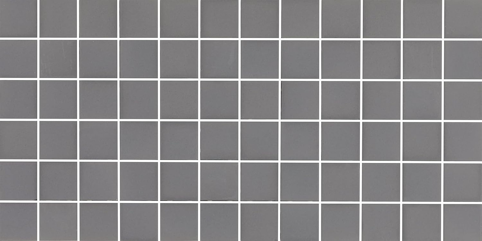 Matte Gray 2″ Porcelain Mosaic Tiles – 12 PC/Carton for Floors & Walls