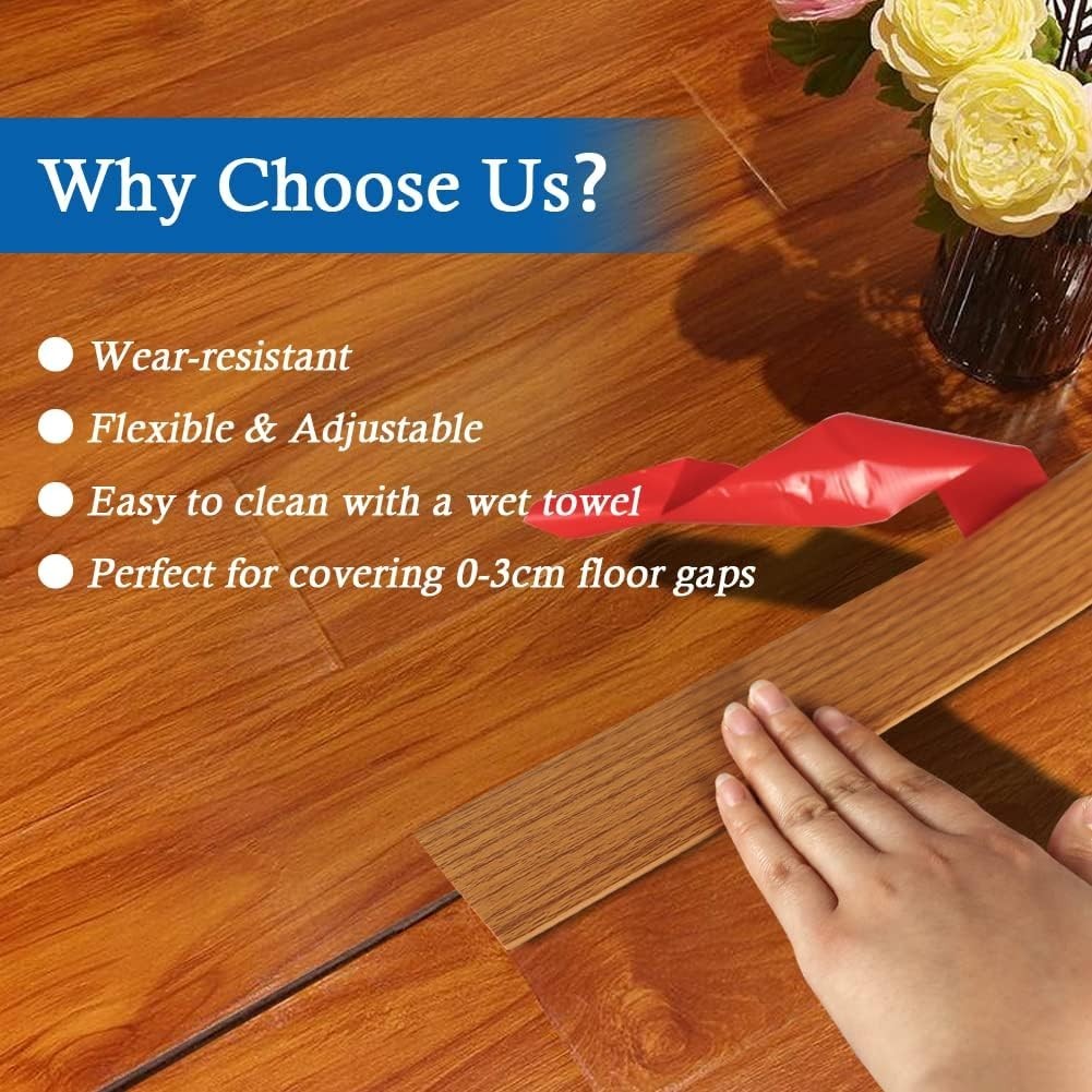 Floor Transition Strip Self Adhesive Floor Cover Strips Laminate 2″ Wide Viny…
