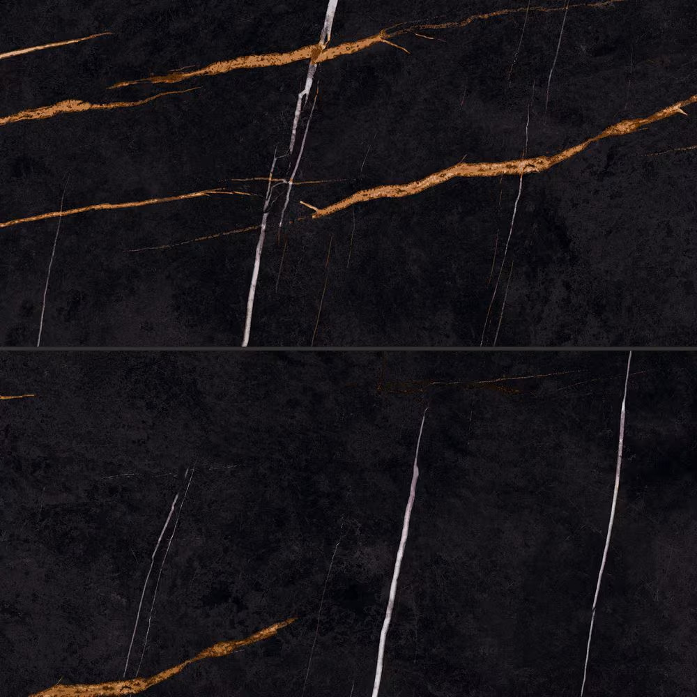Magnifica Era Luxury 24 In. X 48 In. Satin Porcelain Field Tile in Sahara Noir (