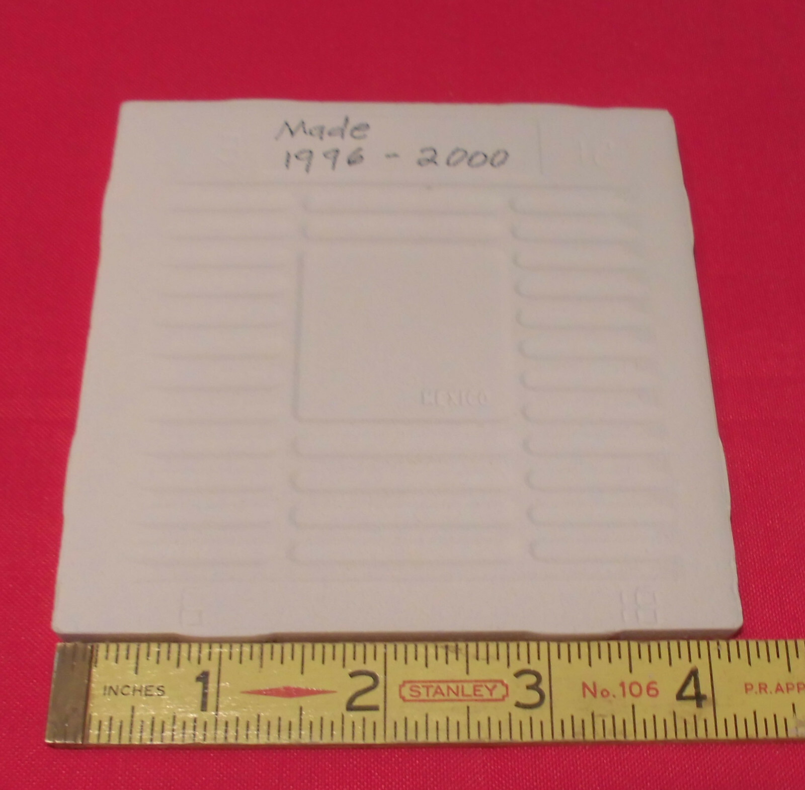 1 pc. Buckwheat Glossy Ceramic Tile #46 by American Olean 4-1/4″ New Version