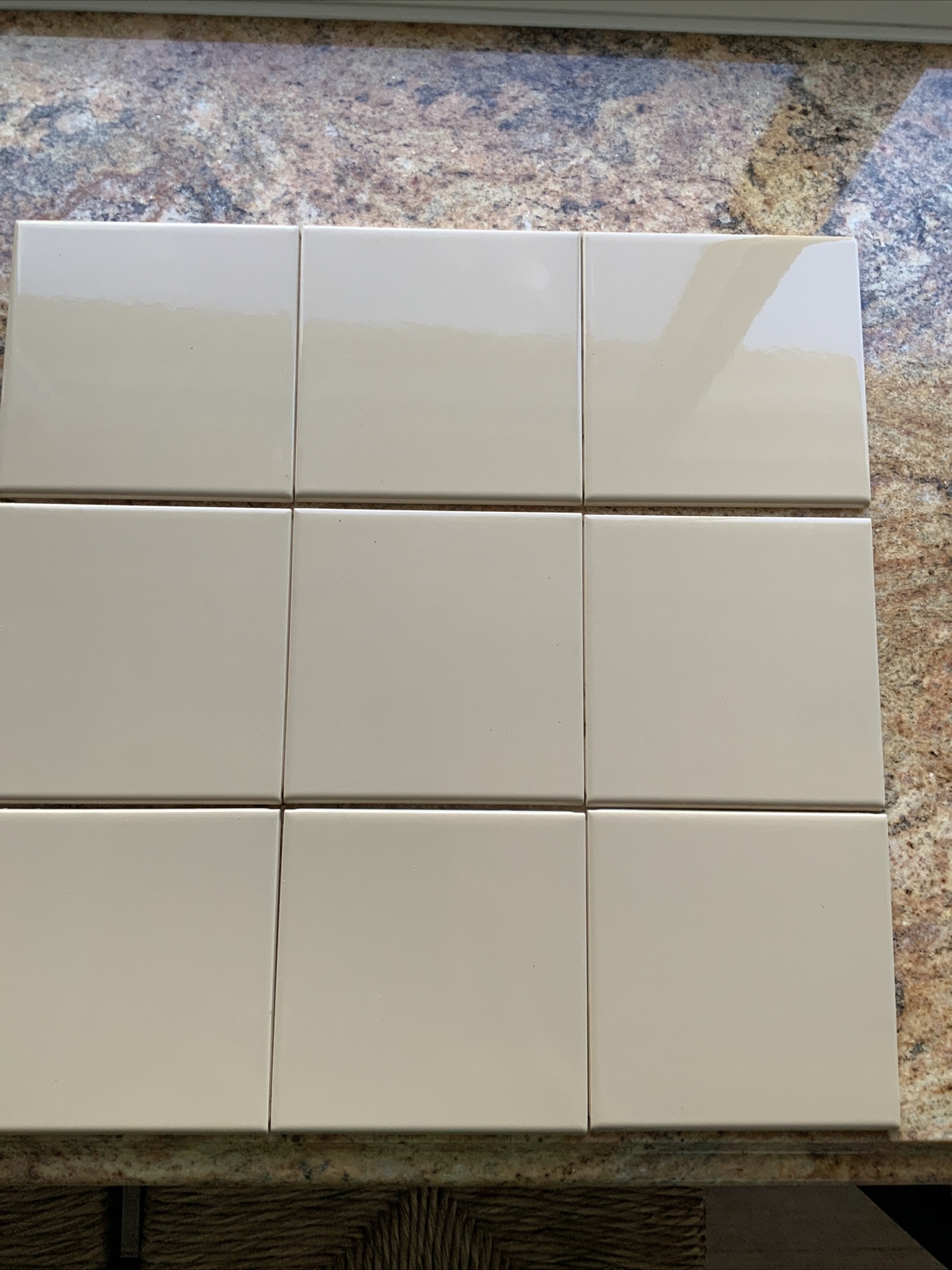 6″ X 6″ BULLNOSE COLOR CAMEL BRIGHT BY US CERAMIC TILE/ROCA TILE–PRICE PER PC