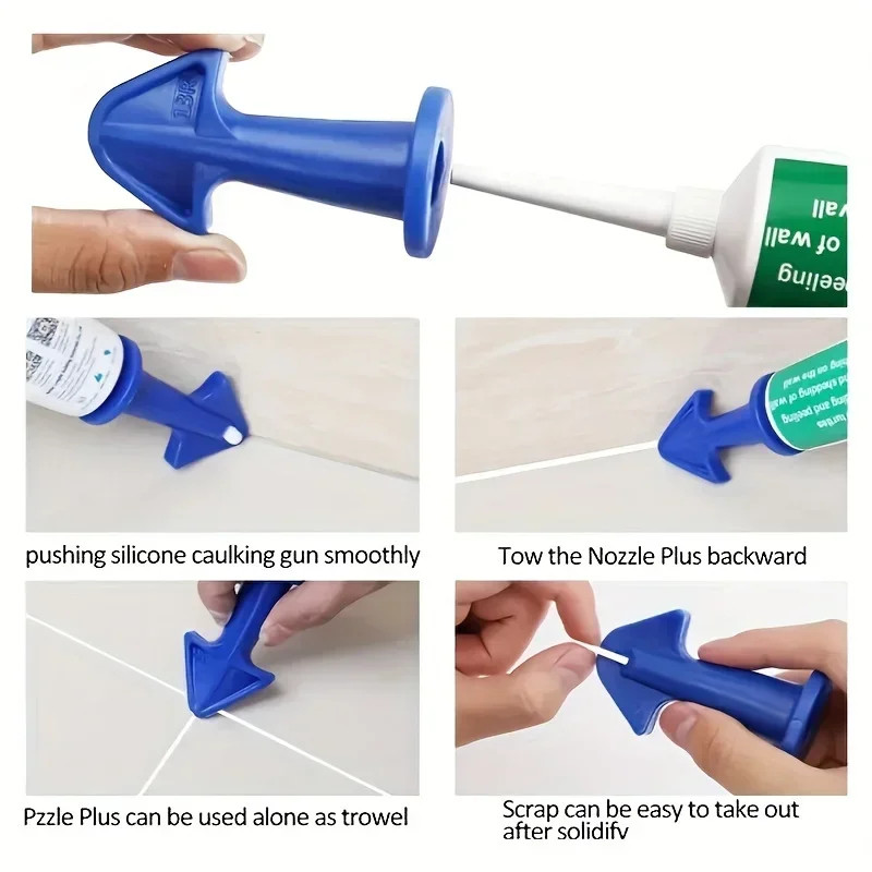 Precision Finishing Manual Grout Applicator Tool Durable Plastic Construction To