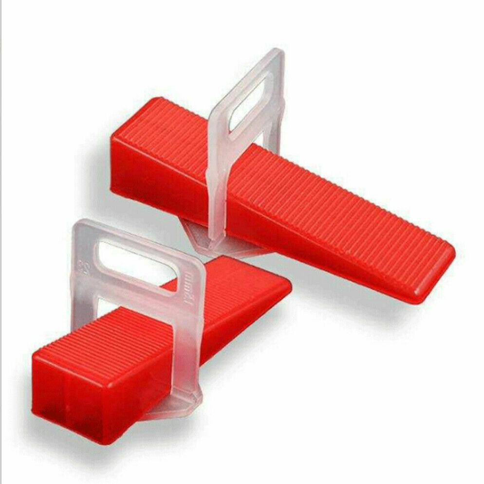 500PCS 1/8″ 3mm Clips Tile Leveling System Set Floor Wall Spacer Tiling Tool Kit