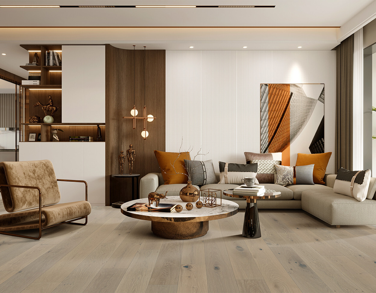 Mullican ‘Belleme’ White Oak Vincennes Engineered Hardwood Flooring $2.99/SQFT