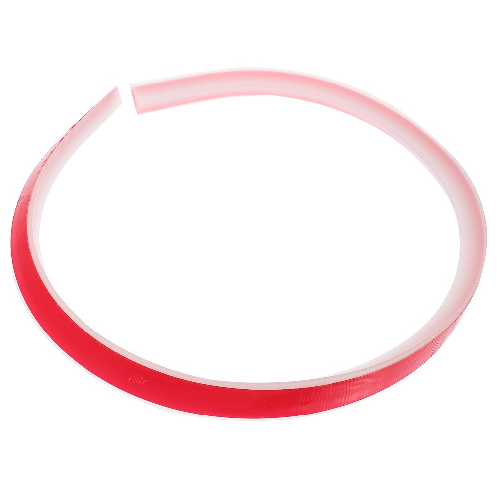 Red Shower Threshold Ramp and Water Stopper Strip for Bathroom Floor Seal