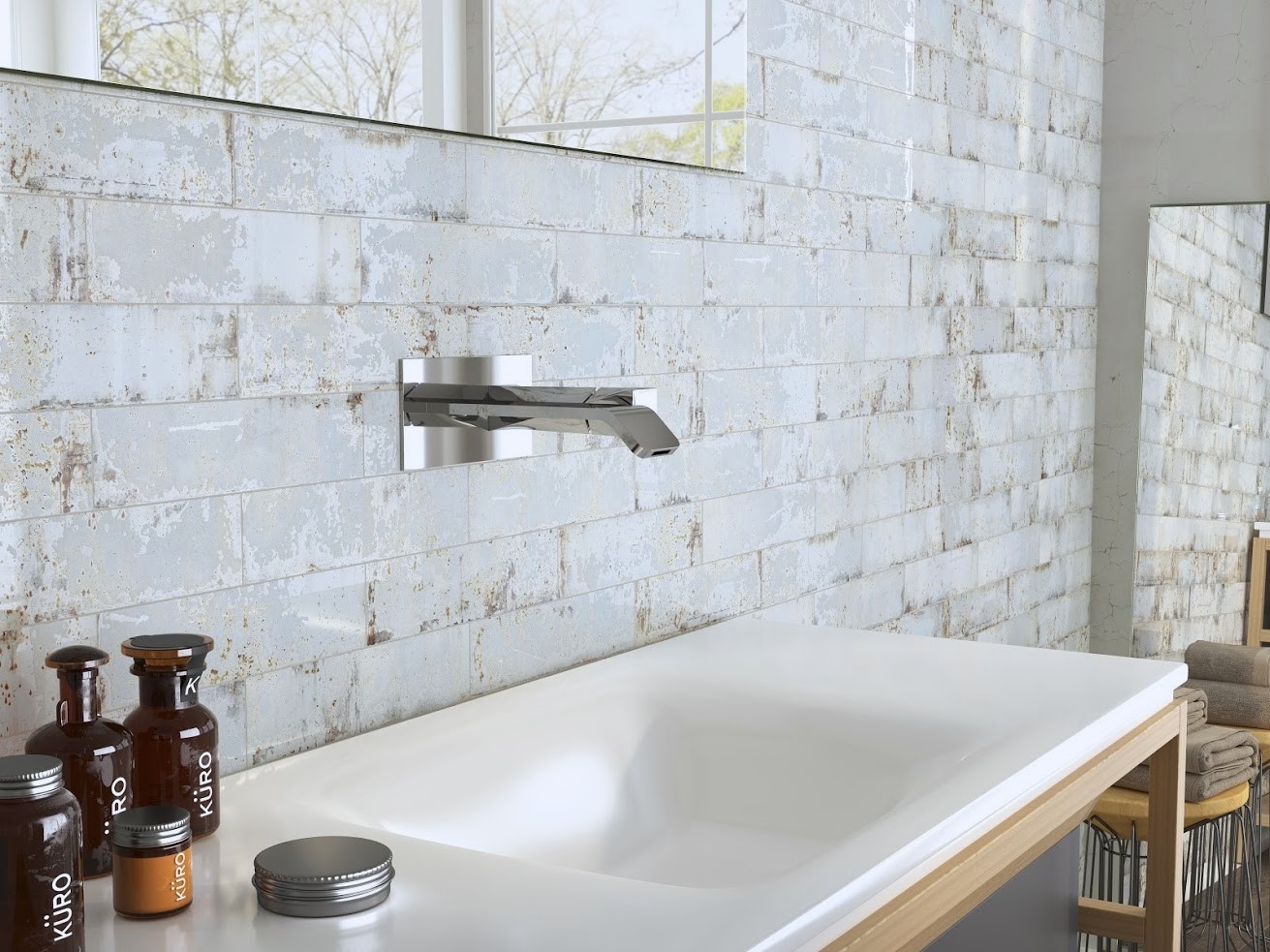 3×12 Palermo Collection Aires Glazed Ceramic Tile Backsplash Decor Wall Bath