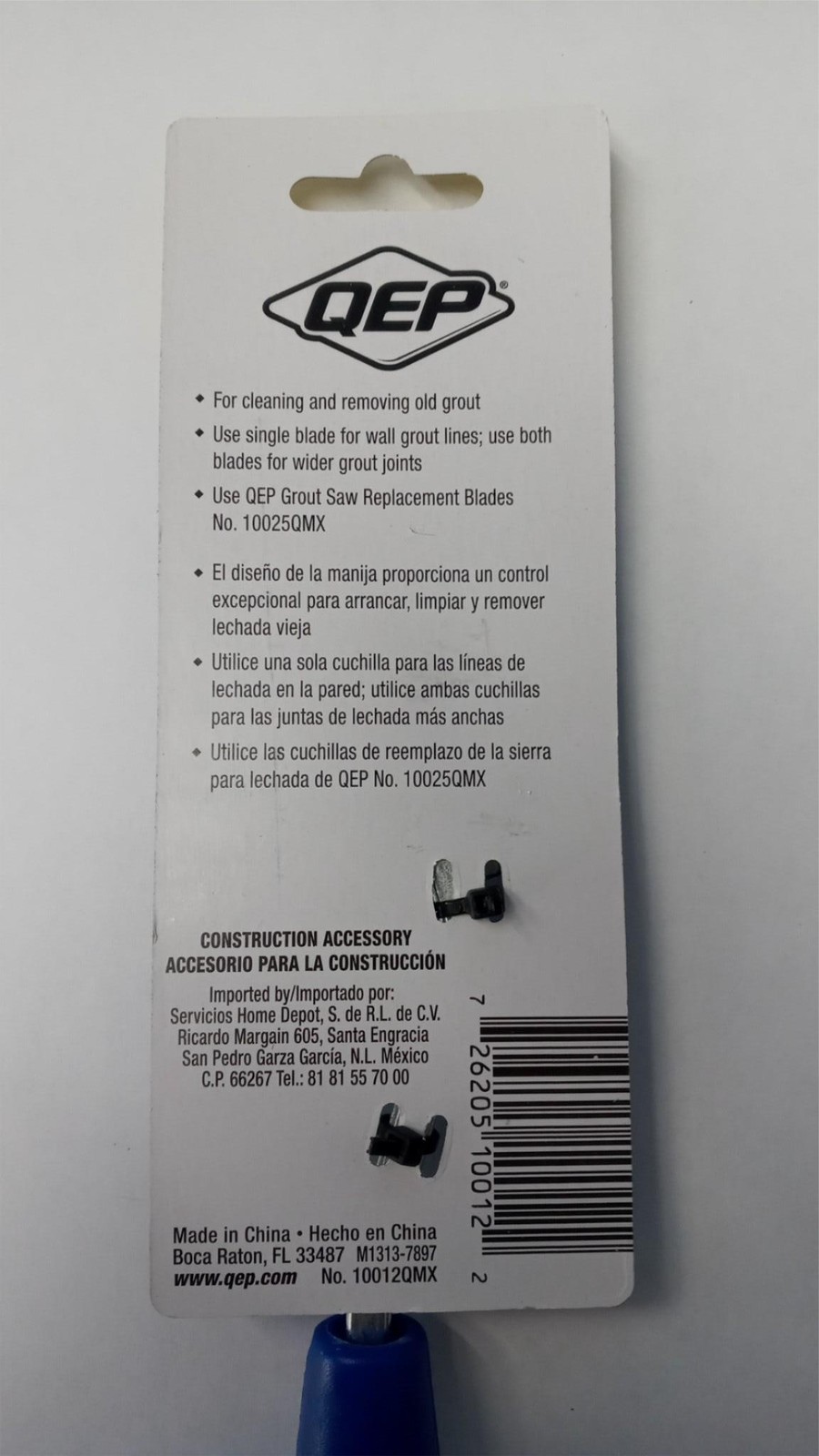 QEP 10012qmx Tile Tools Professional Carbide Grout Saw