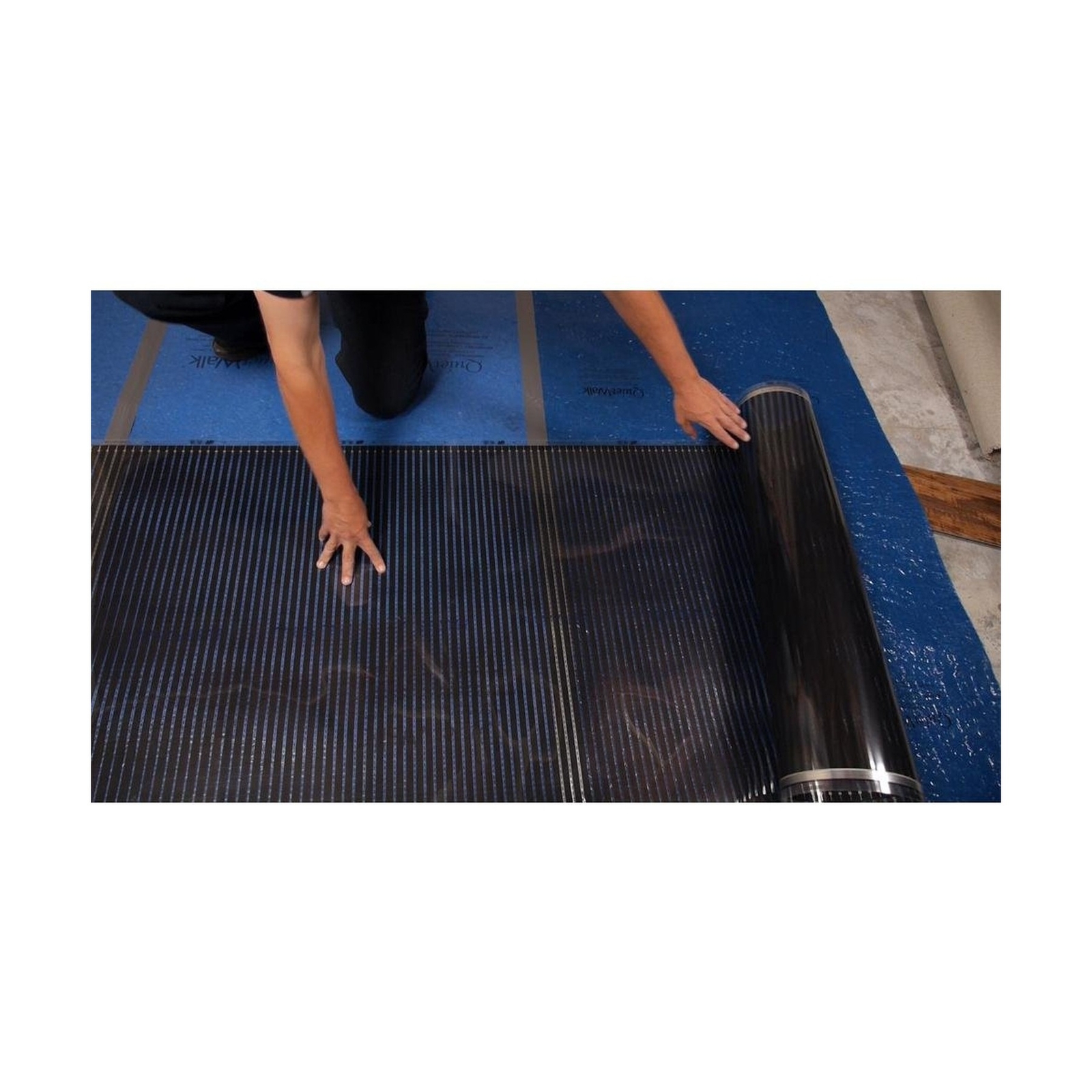 Float QWARM3X25F240 Radiant Floor Heating Mat for below Laminate, Wood, Luxur…