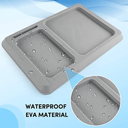 EVA Foam Boat Dash Pad, Anti-Slip Boat Dash Organizer Perfect Grey 15in x 10in