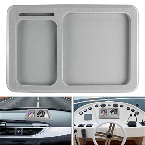 EVA Foam Boat Dash Pad, Anti-Slip Boat Dash Organizer Perfect Grey 15in x 10in