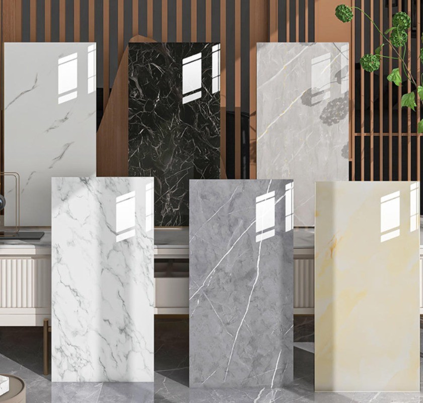 20x Peel & Stick Backsplash Tiles 12×24″ Faux Marble Self-Adhesive Wall Tile PVC