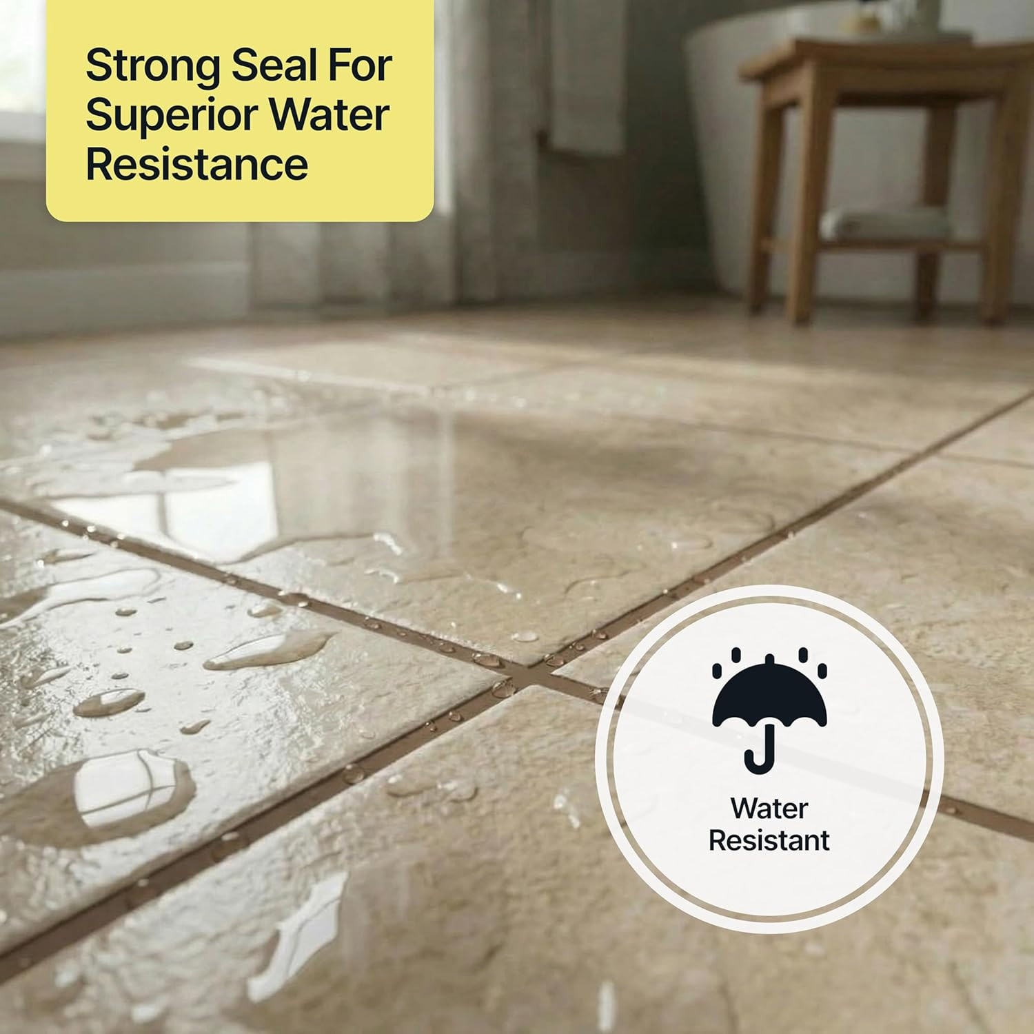 Brown Grout Reviver Kit | Ready Mixed Grout Repair 400G / 210Ml with 4 Piece Pro