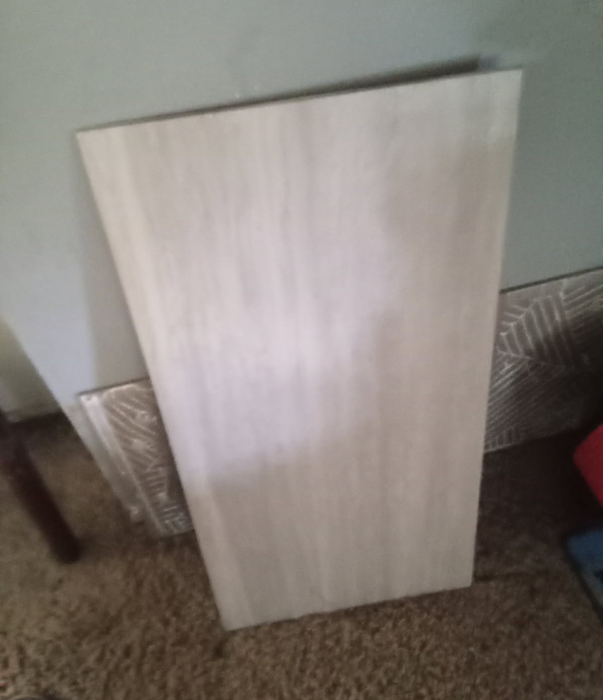 Porcelain Wood-Look Beige Matte Floor & Wall Tile 12×24 Rectified 15 sq ft