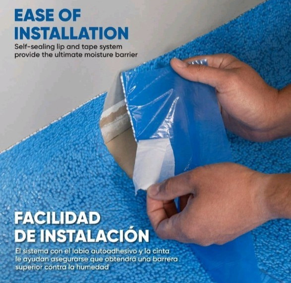 AirGuard 100 Sq. Ft. Underlayment With Microban Laminate Engineered Wood Floors