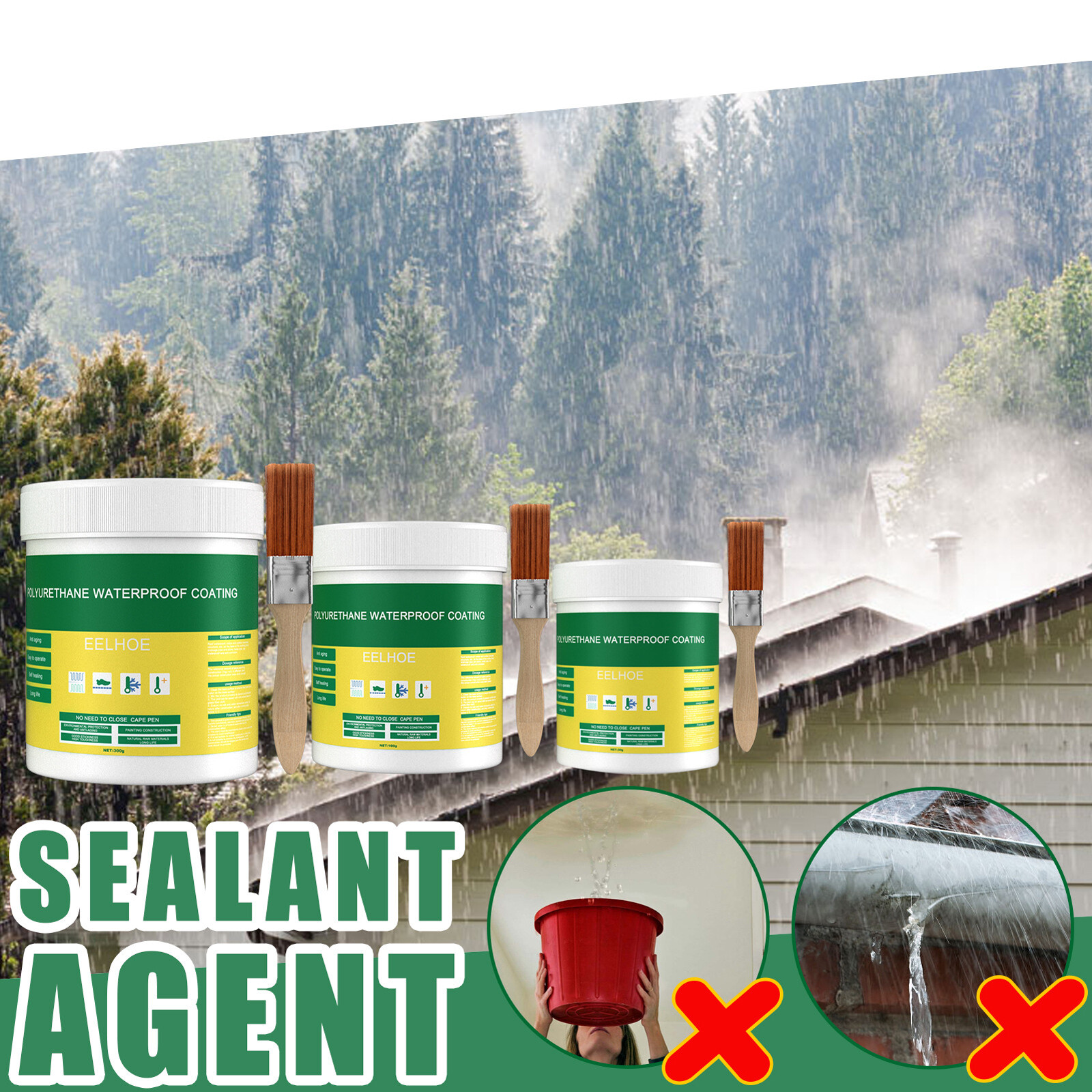Home Waterproof Invisible Paste Sealant Tile Trapping Repair Polyurethane Glue