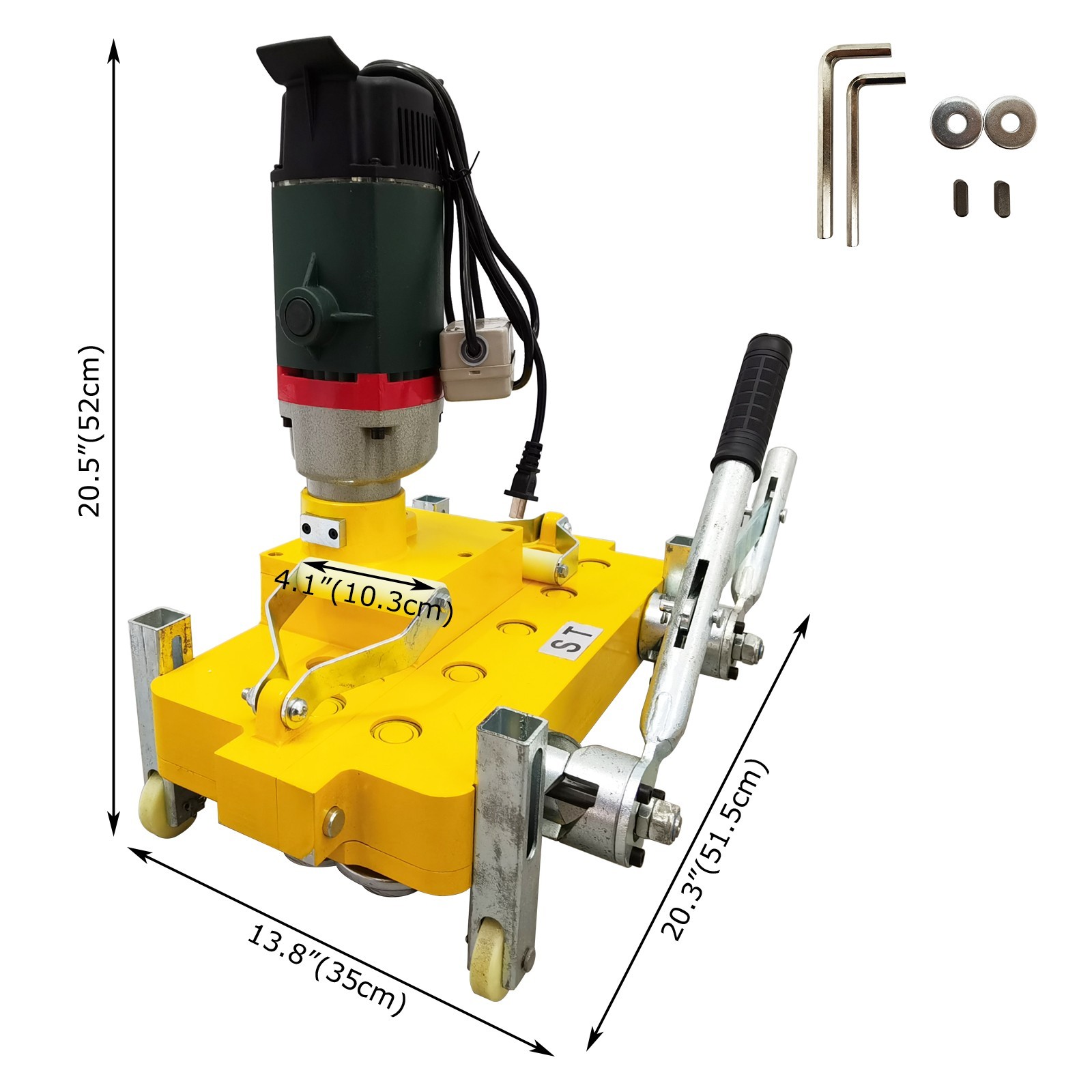 Portable Color Steel Tile/Color Tile Aluminum Edge Locking Machine for 470/475