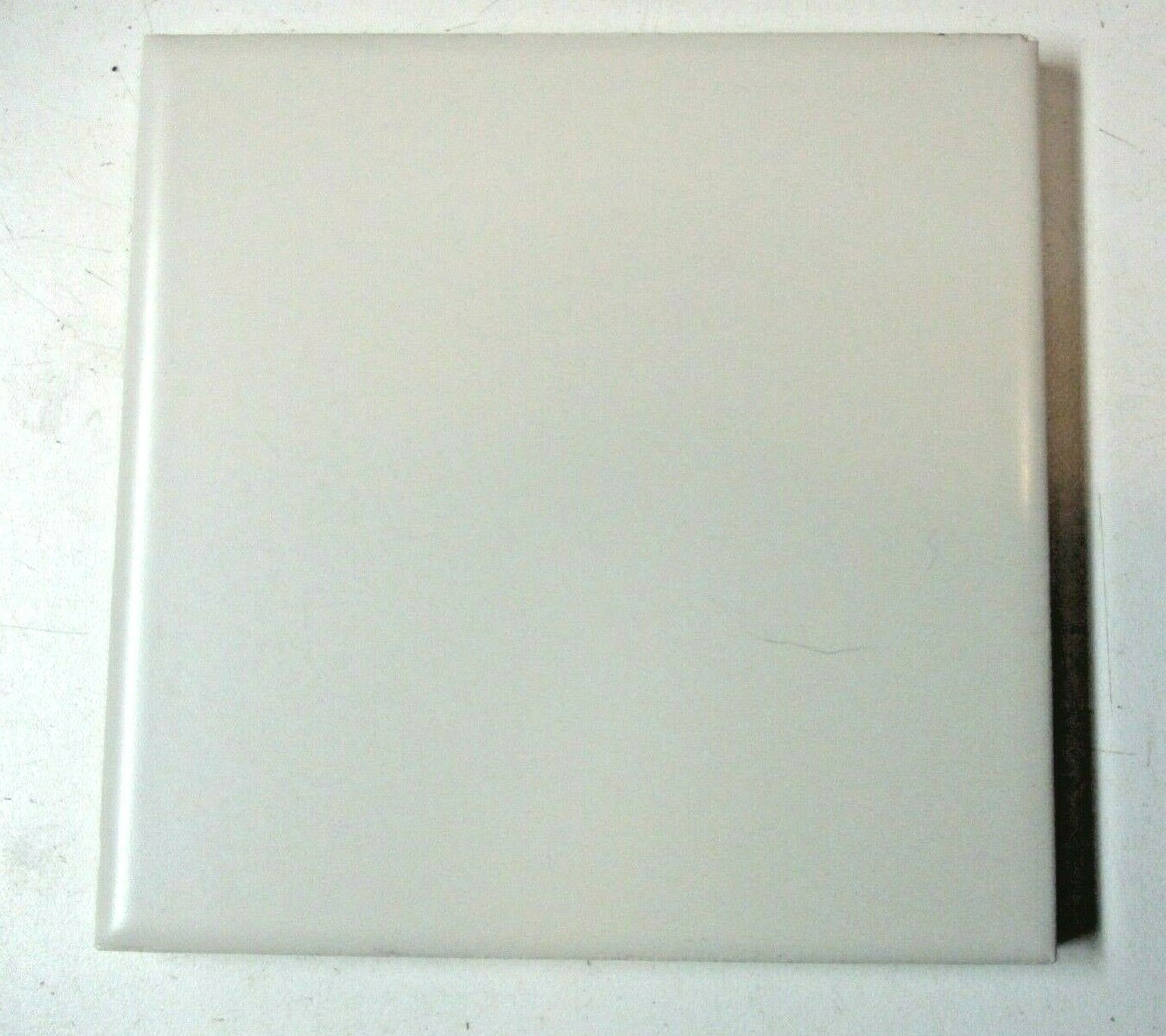 1 Wall Tile Mannington USA 4-3/8″ Square Matte 207 Bone Ceramic Porcelain Vtg