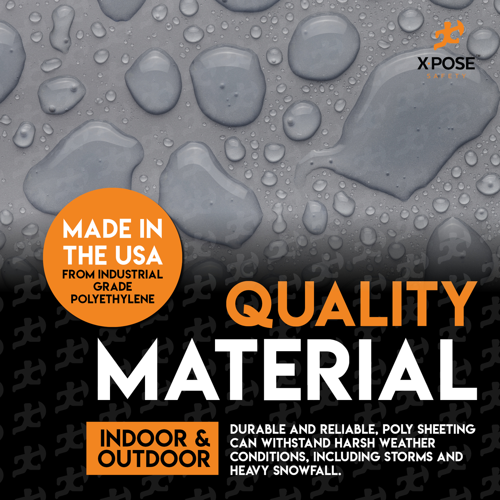 Clear Poly Sheeting – 20×100 Feet – Heavy Duty, 3.4 Mil Thick Plastic Tarp