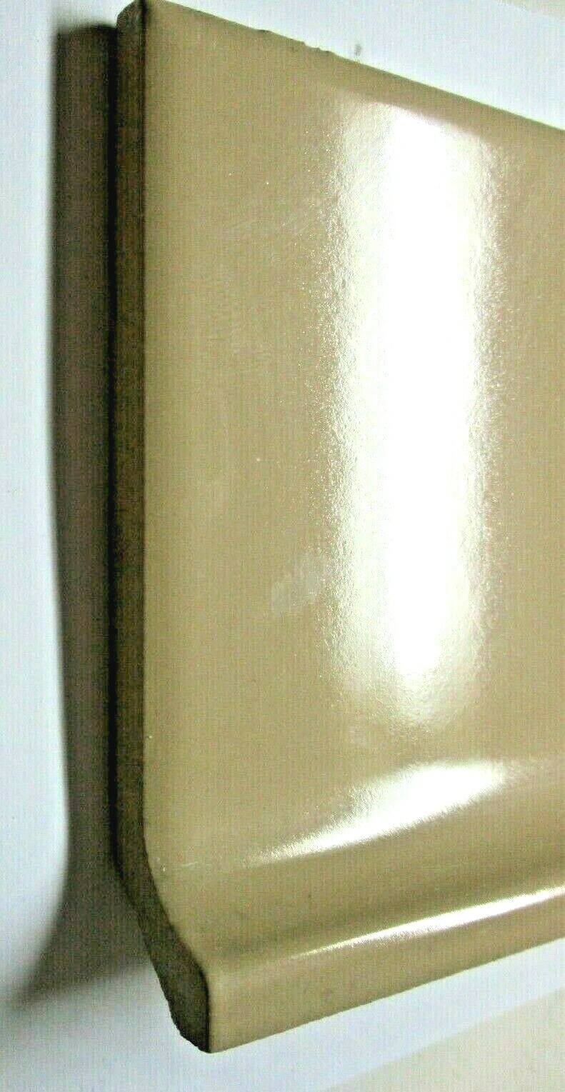 1 Cove Base Wall Tile Mannington USA 6″ Gloss Mexican Sand SA-141 Ceramic Vtg