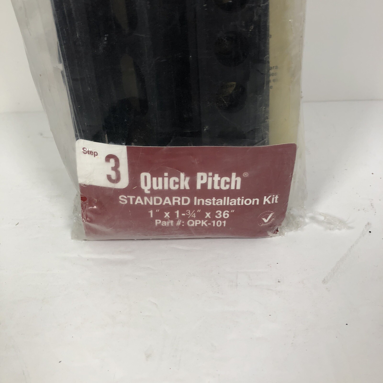 Quick Pitch Pre Slope Shower System kit 1”x1-3/4”x36” Standard Installation Kit