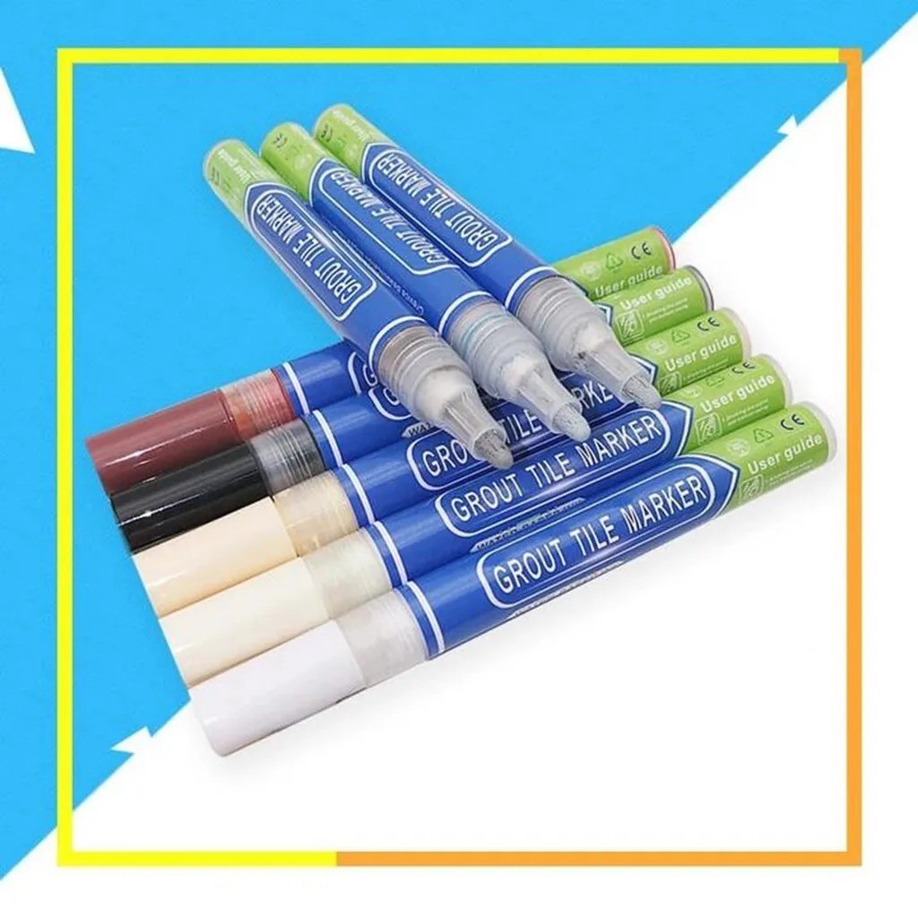 Anti Mould Grout Pen For Revives Restores Tile In White Grey Black Beige Brown