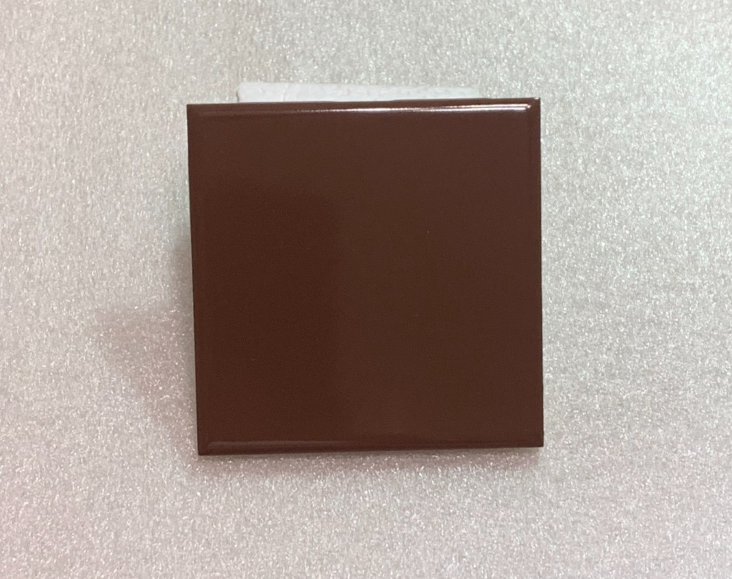 New Vintage Florida Ceramic Tile Brown 4 3/8″ x 4 3/8″ Gloss *10*pcs
