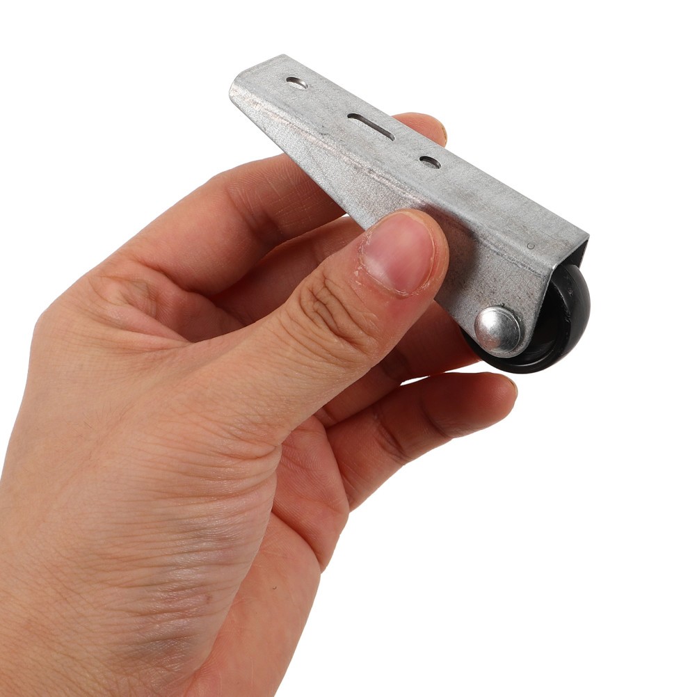 8PCS Door Sinking Caster Wheels | Low Profile Fixed Rolling Casters | Small
