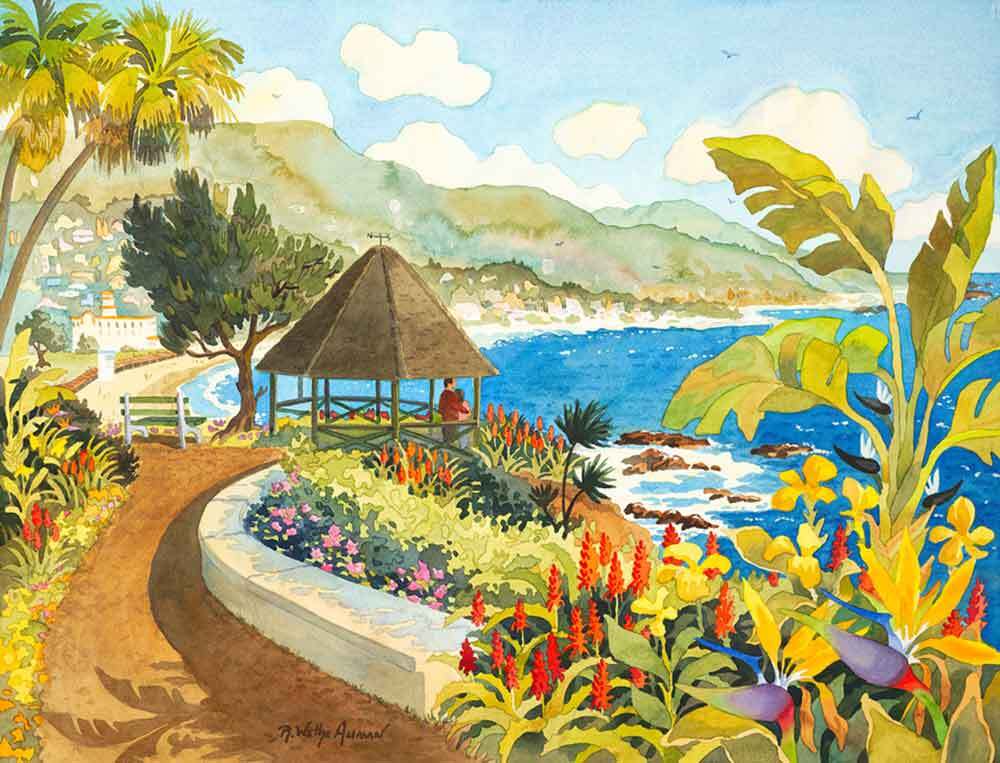 Seascape Accent & Decor Tile Robin Wethe Altman Coastal Art RWA005AT