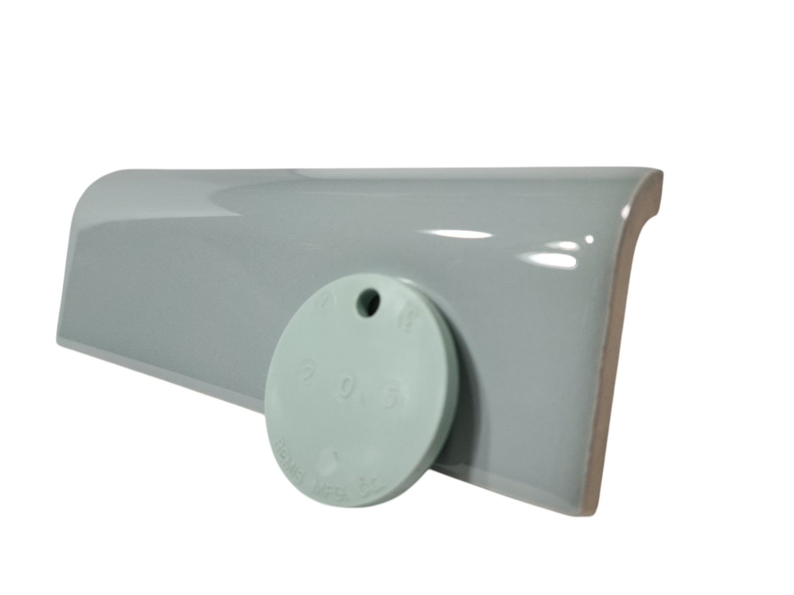 Seafoam Green Ceramic Tile Mud Cap Backsplash Subway Mudcap Mid Century Modern