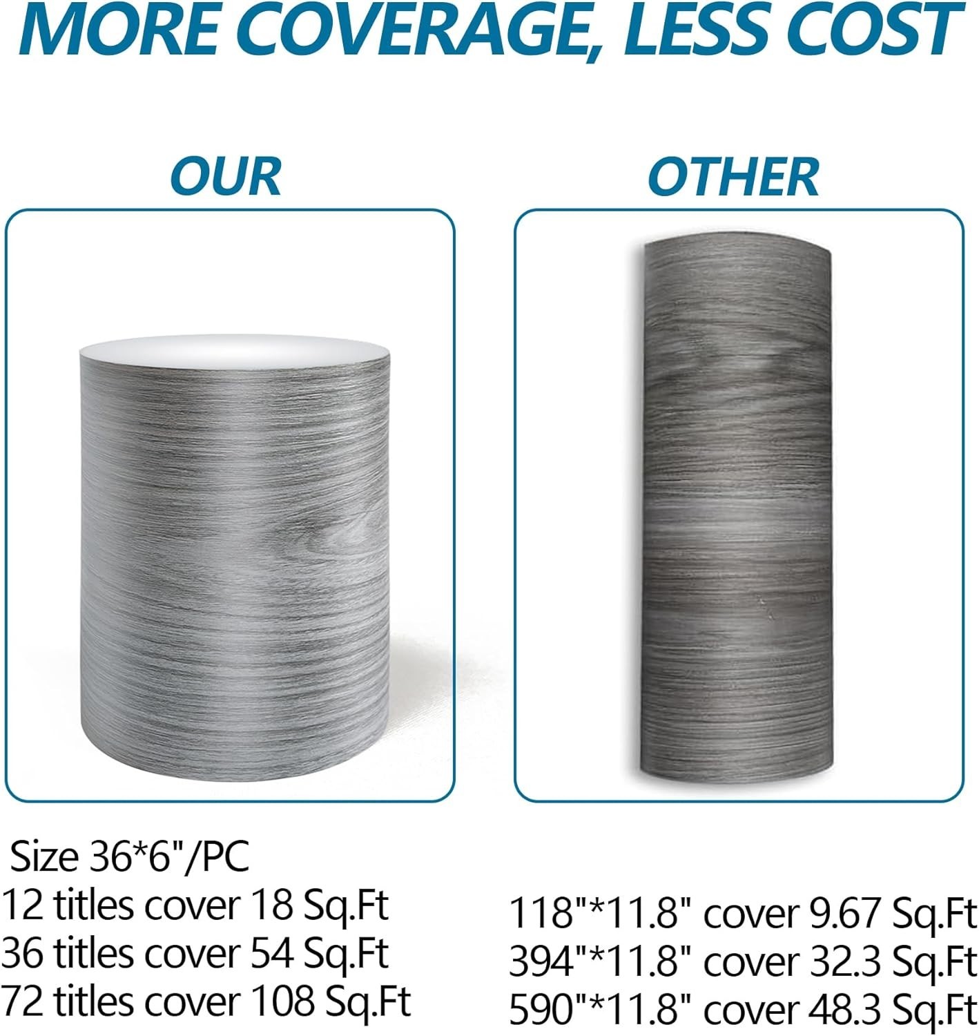72 Pack Mediterranean Direct-Hit Waterproof Vinyl Flooring – Easy Installation-~