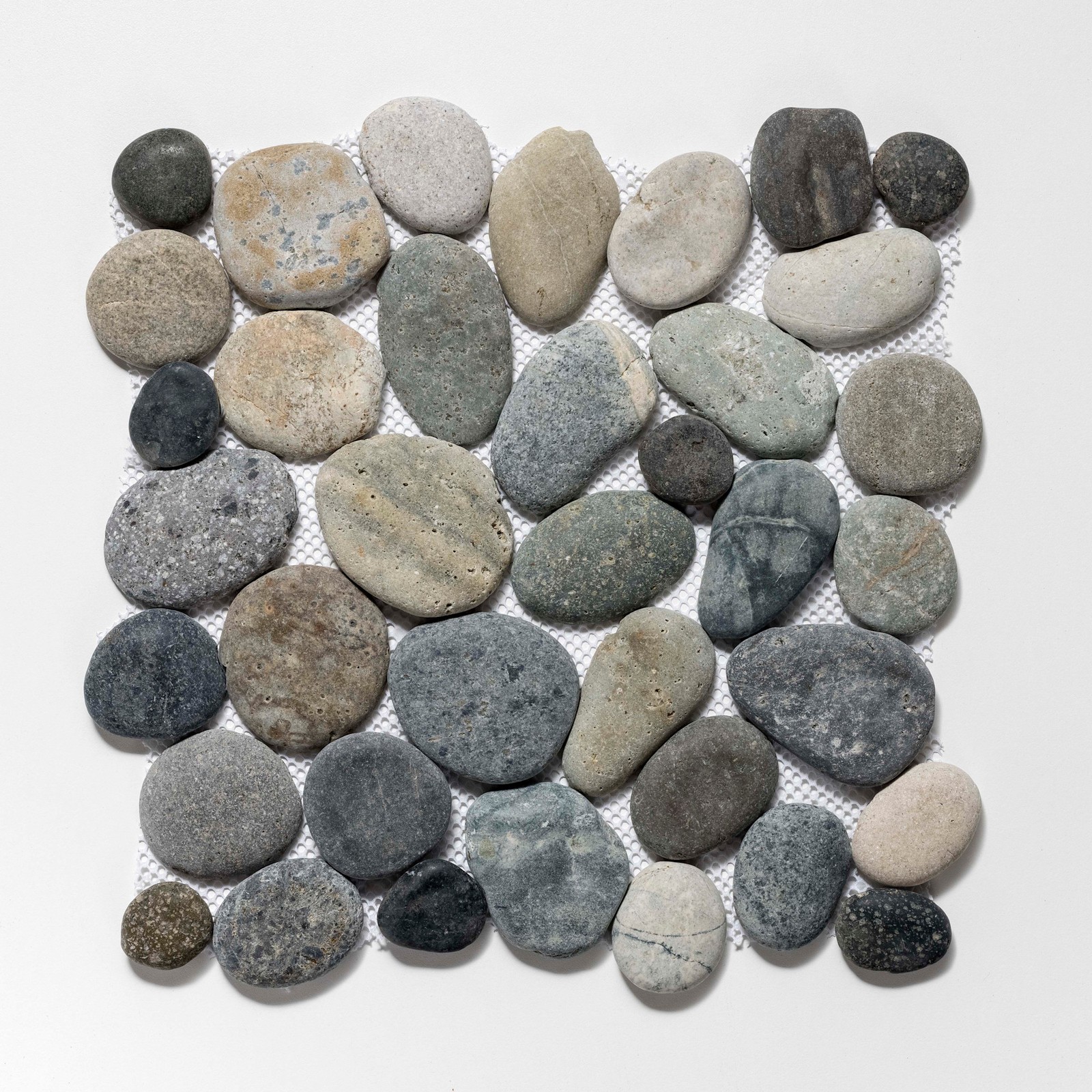 Cruz Bay Studio XP3P Classic Pebble – 11″ x 11″ Pebble and Rock – River Grey