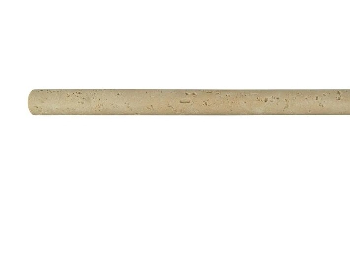 Chairo Pencil Molding 0.75 in. x 12 in. Honed Engineered Stone Marble Wall Tile