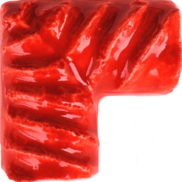 5pcs. Red Talavera Clay Rope Corner