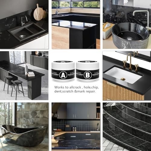Quartz Countertop Repair Kit – Fix Chips, Cracks & Scratches on Marble, Tile & S