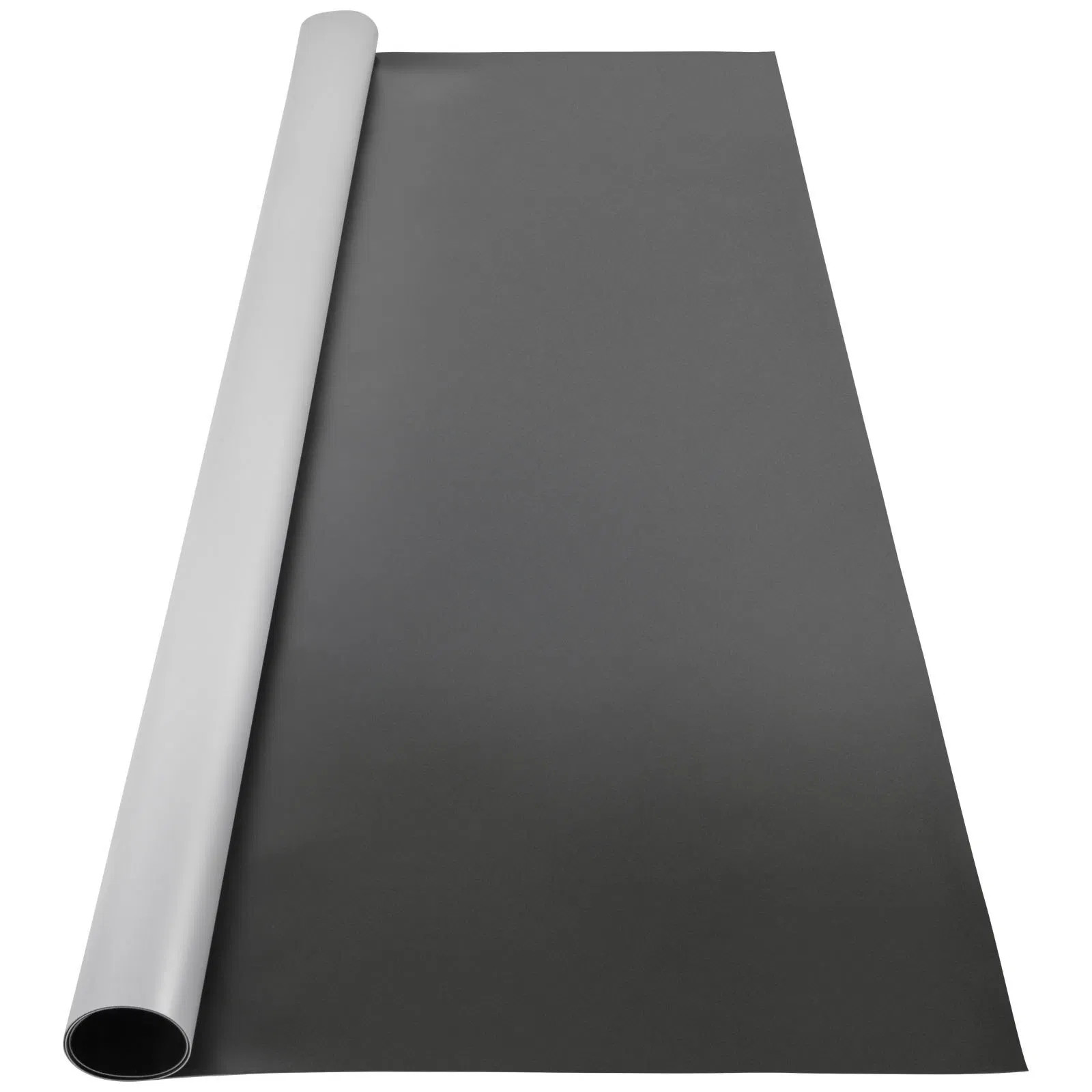 Dance Floor, 6.6×9.8ft Dance Floor Roll, 0.06in Thick PVC Vinyl Dance Floor, Bla