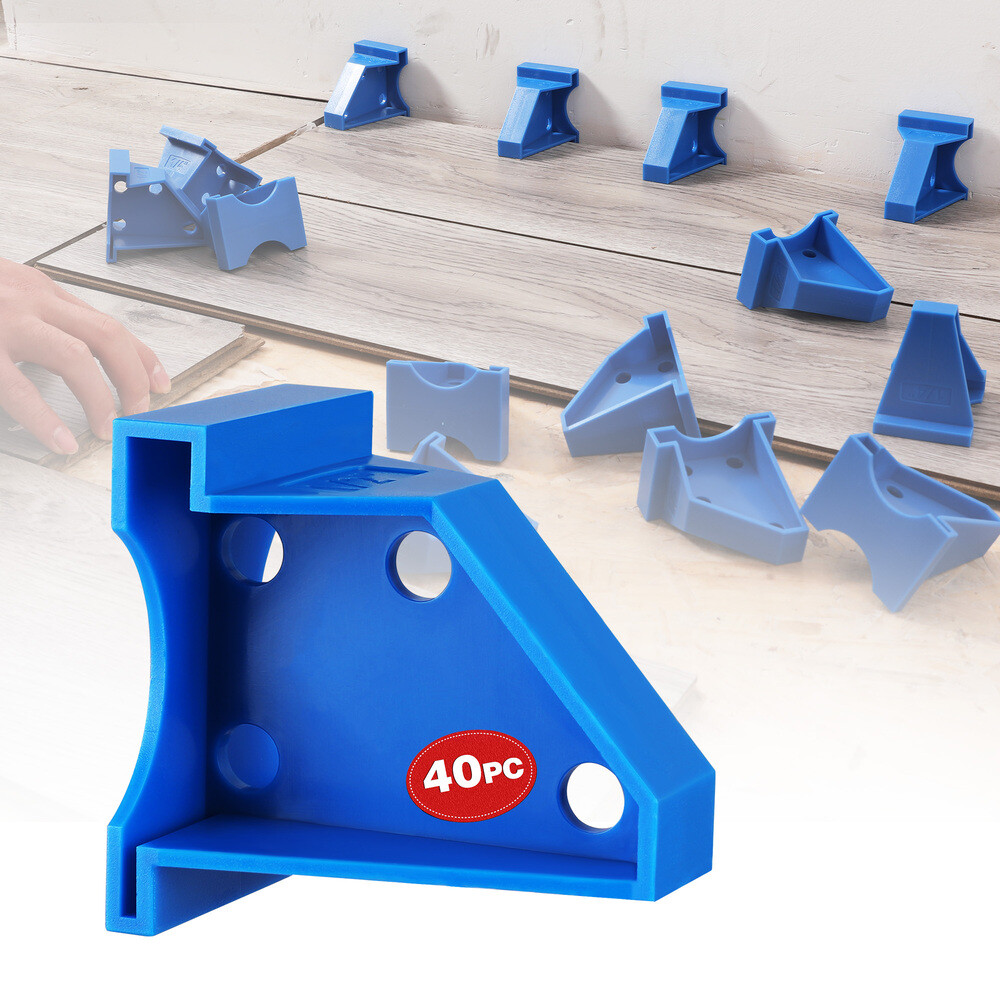 WORKPRO 40-Pack 2 In 1 Floor Spacer Laminate Flooring Spacers w/1/2″ & 1/4″ Gaps