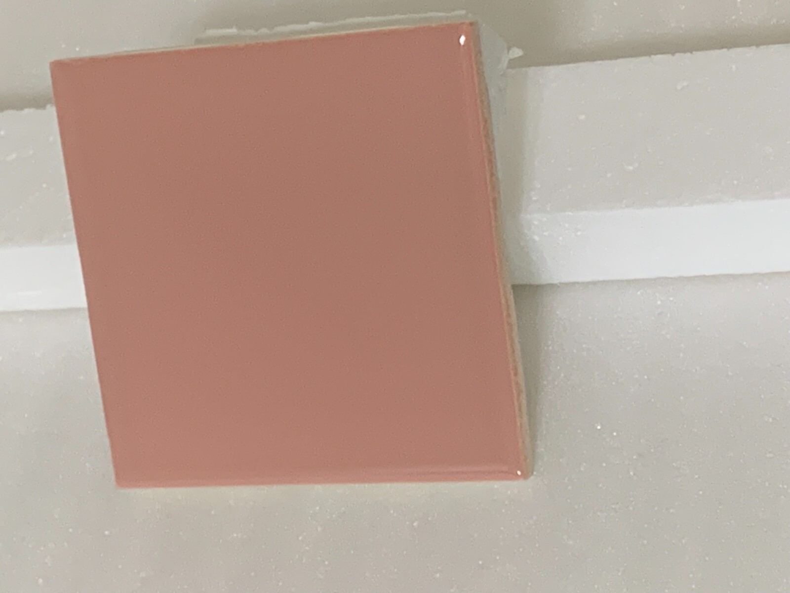 NEW VINTAGE FLORIDA CERAMIC 4 3/8″X 4 3/8″ BERMUDA CORAL STONE GLOSS
