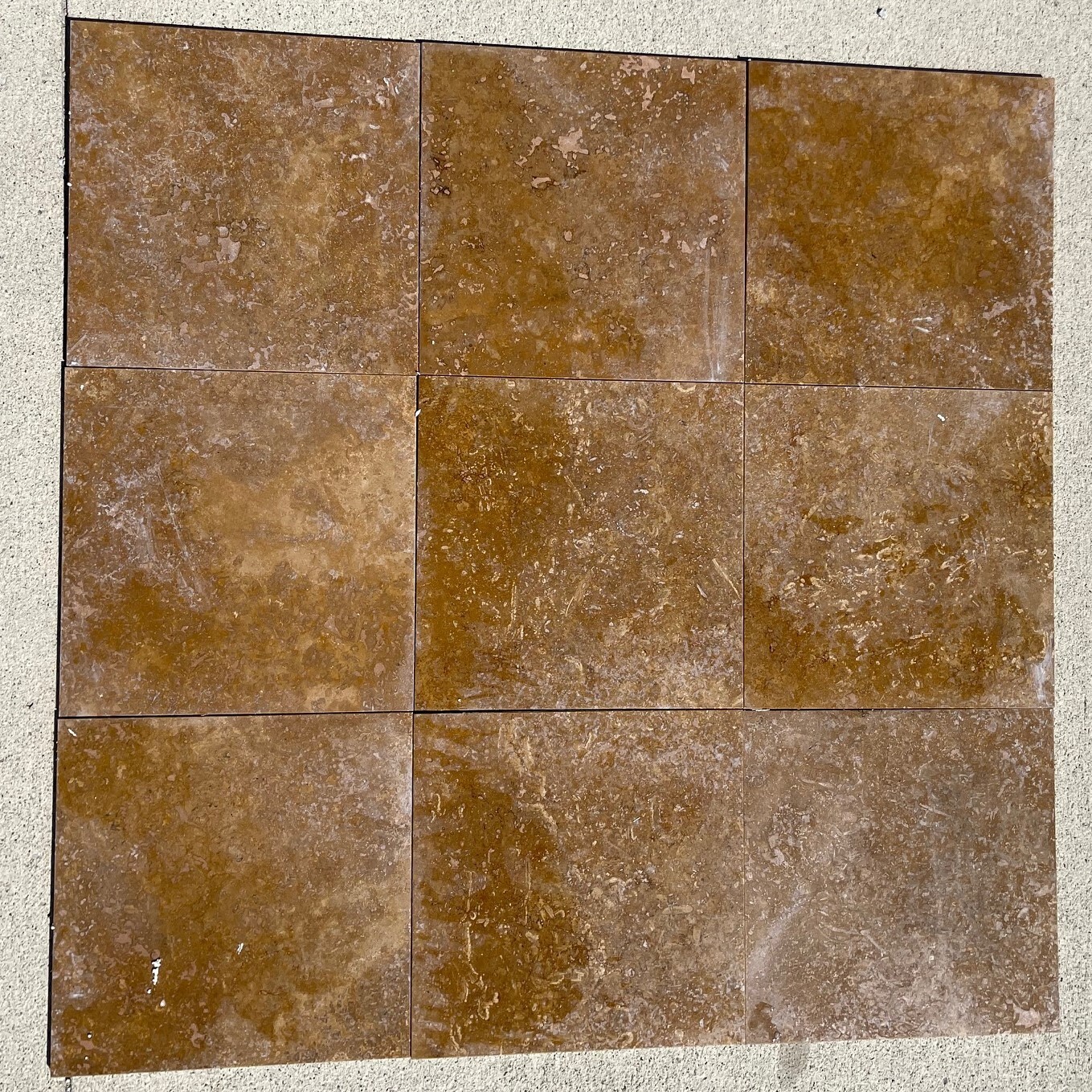 Chocolate Brown 12×12 Tile Marble Stone Floor Wall Remodel crate 200 SQ FT T-27B