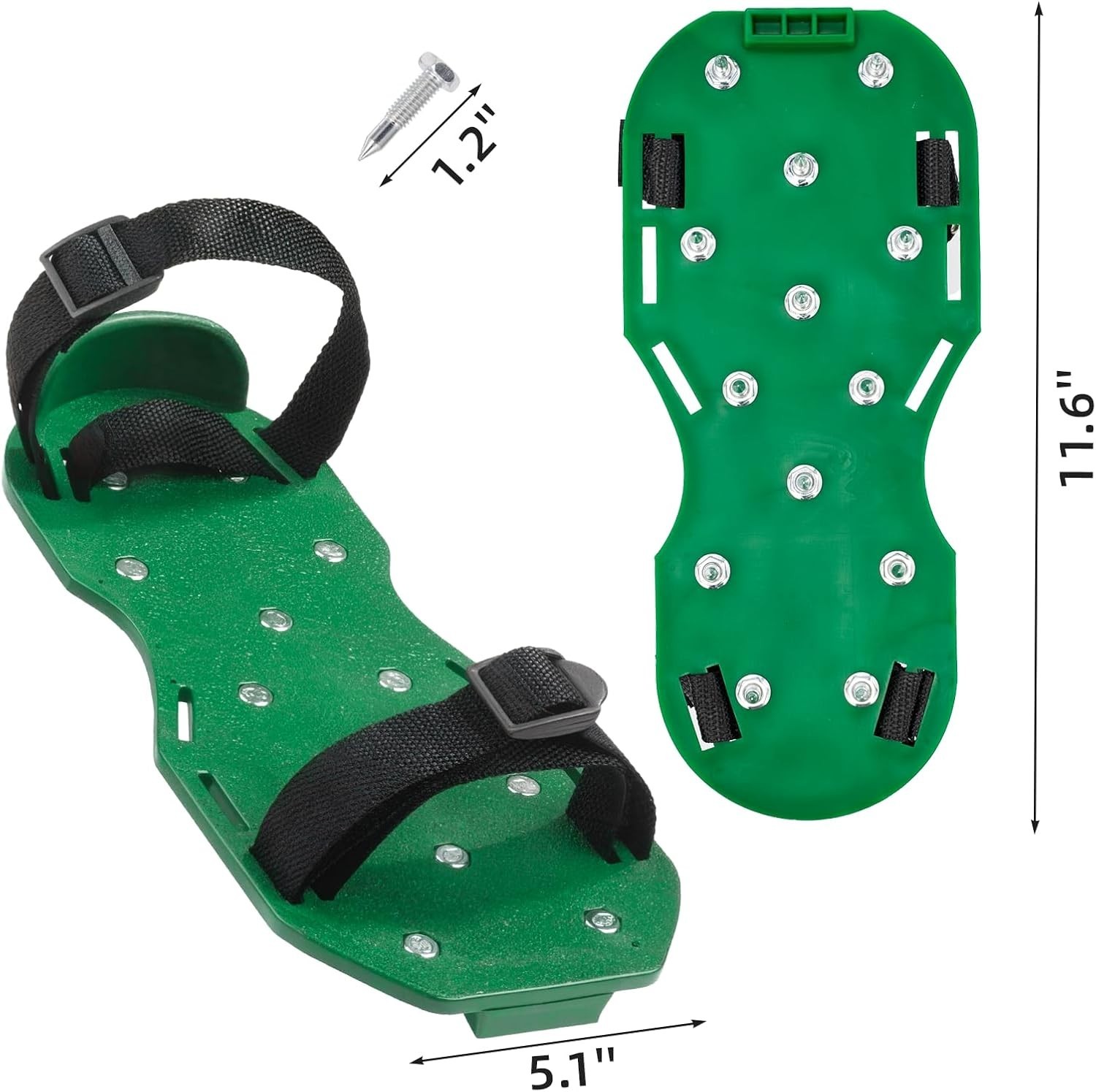 Self Leveling Concrete Tools, Stainless Steel Epoxy Squeegee, Spiked Roller for