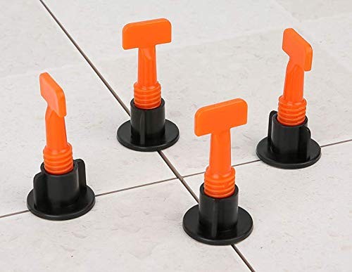 Tile Leveling System Kit with 100 Pcs Tile Leveler, 2 Wrenches, 500 Tile Spacers