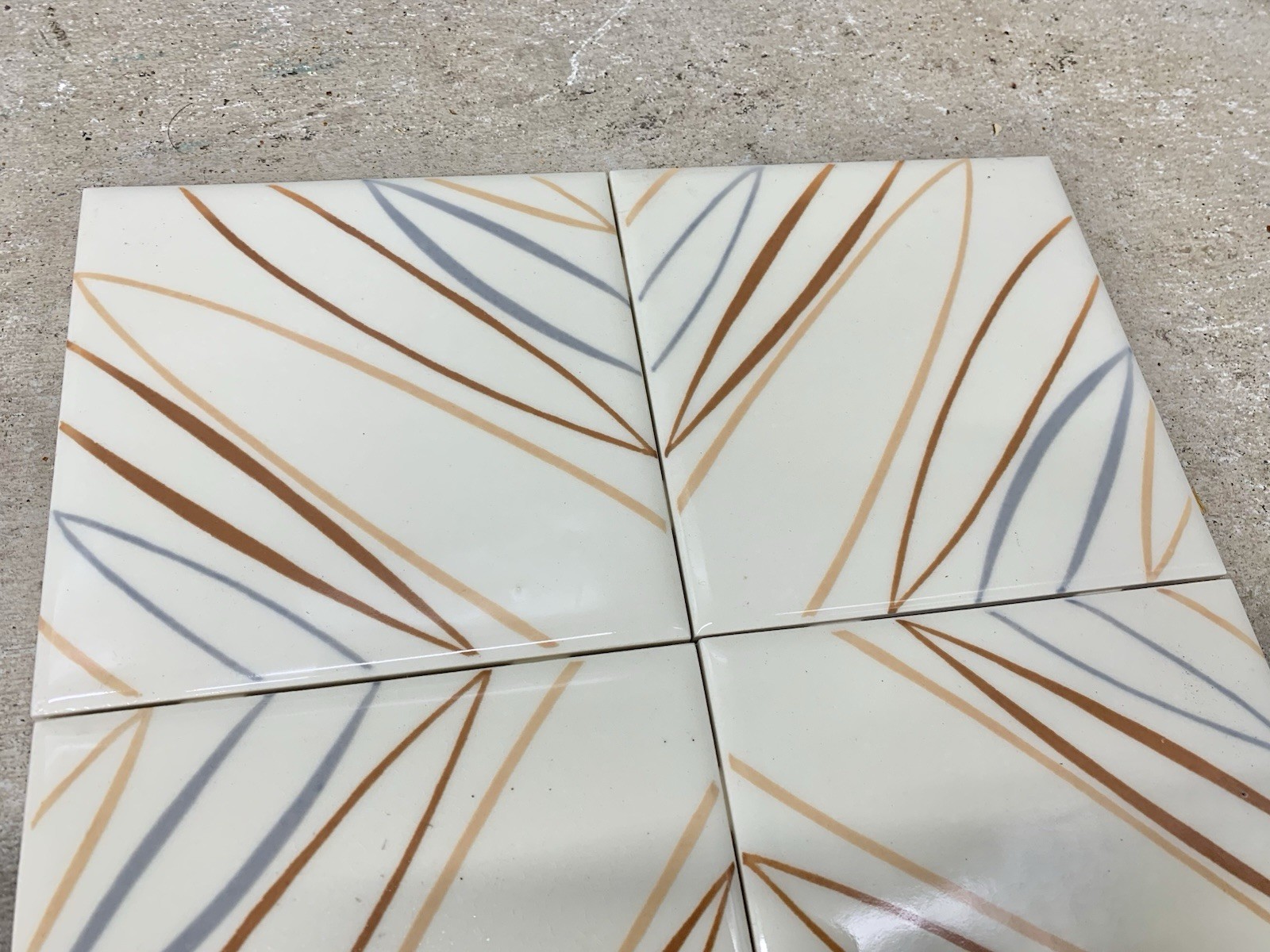 Vintage Mid Century Modern NOS Mosaic Tile Retro Kitchen Backsplash 1950’s Ohio