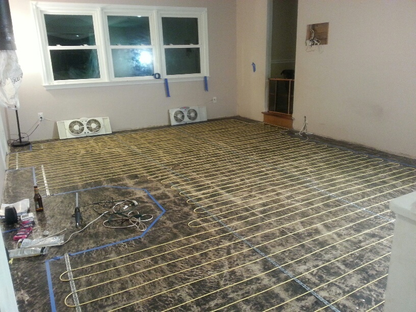SMART 0EMF Cables Warm Tiles Floor Heating System 150-190sq.ft.(14-18sq m) 230V