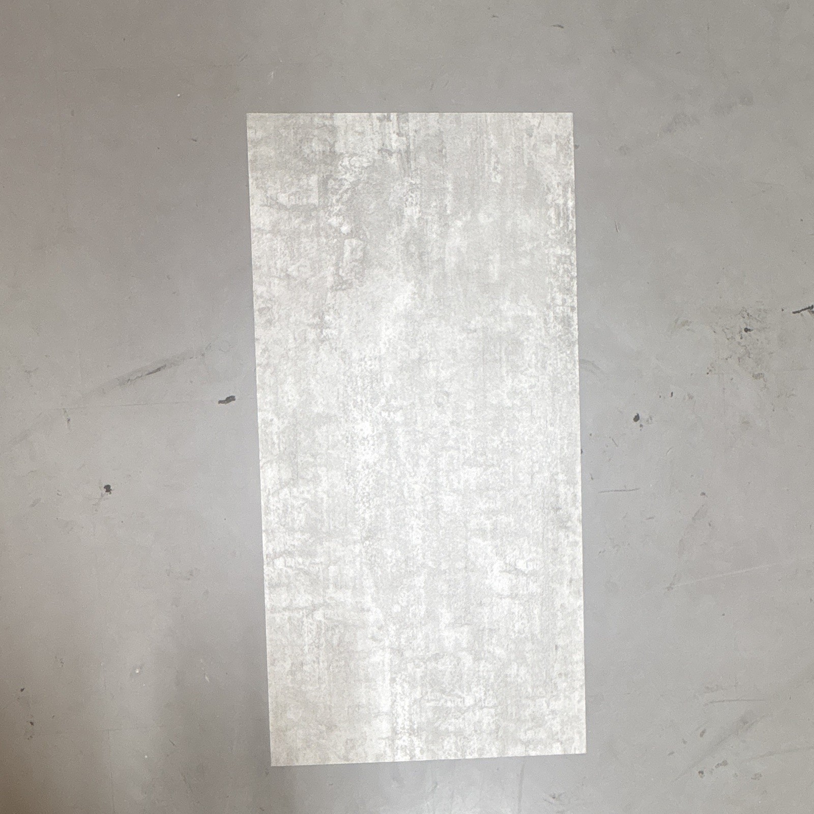 12”x24” Gray Concrete Look Dryback Vinyl Flooring Tile 3mm ( New)