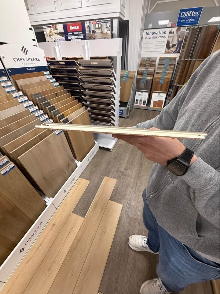 Coretec Enhanced Luxury Vinyl (LVP), 8mm thick, 20 Mil WL in Color Calypso Oak