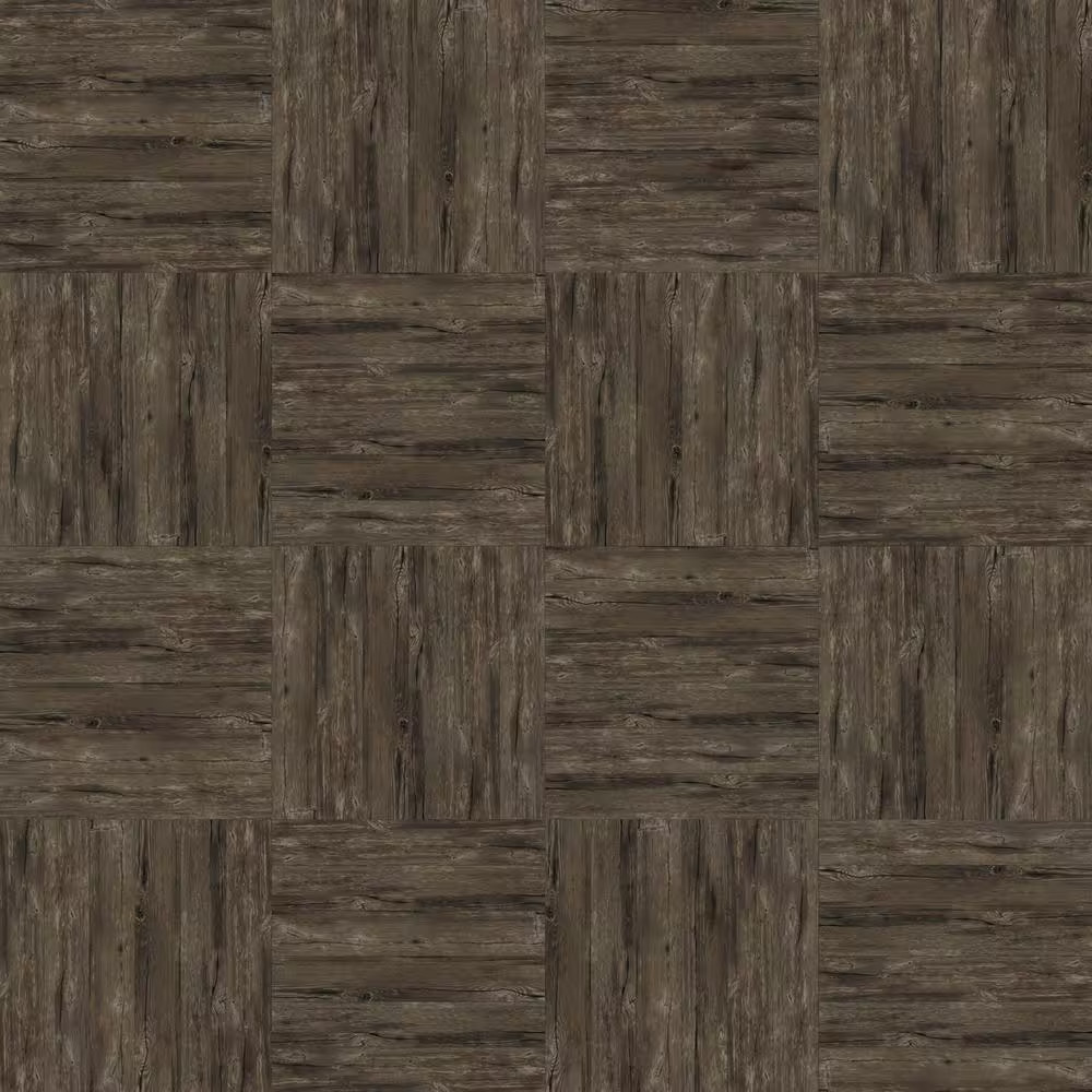 TrafficMASTER Walnut Ember Grey 6 In. X 36 In. Peel And Stick Vinyl Plank (36