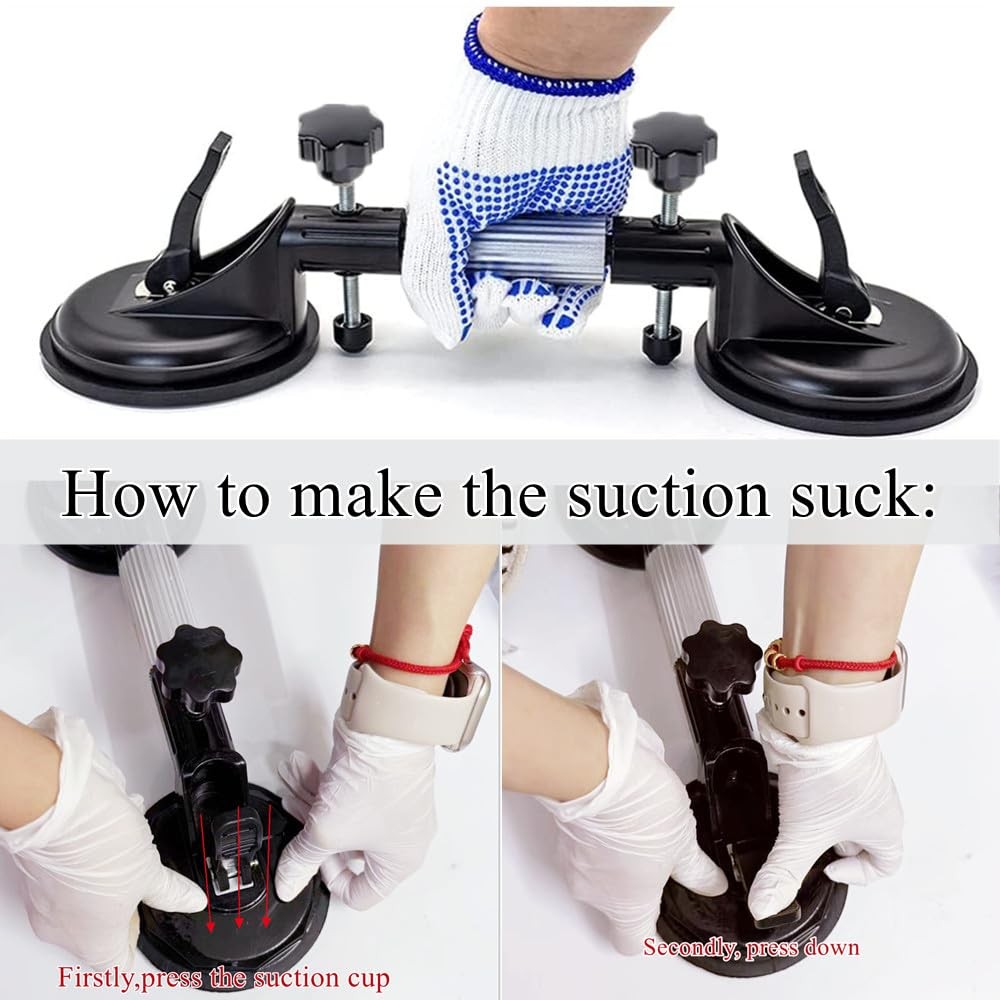2Pcs Granite Seam Setter, Adjustable Vacuum Suction Cup, Seamless Stone Seam …