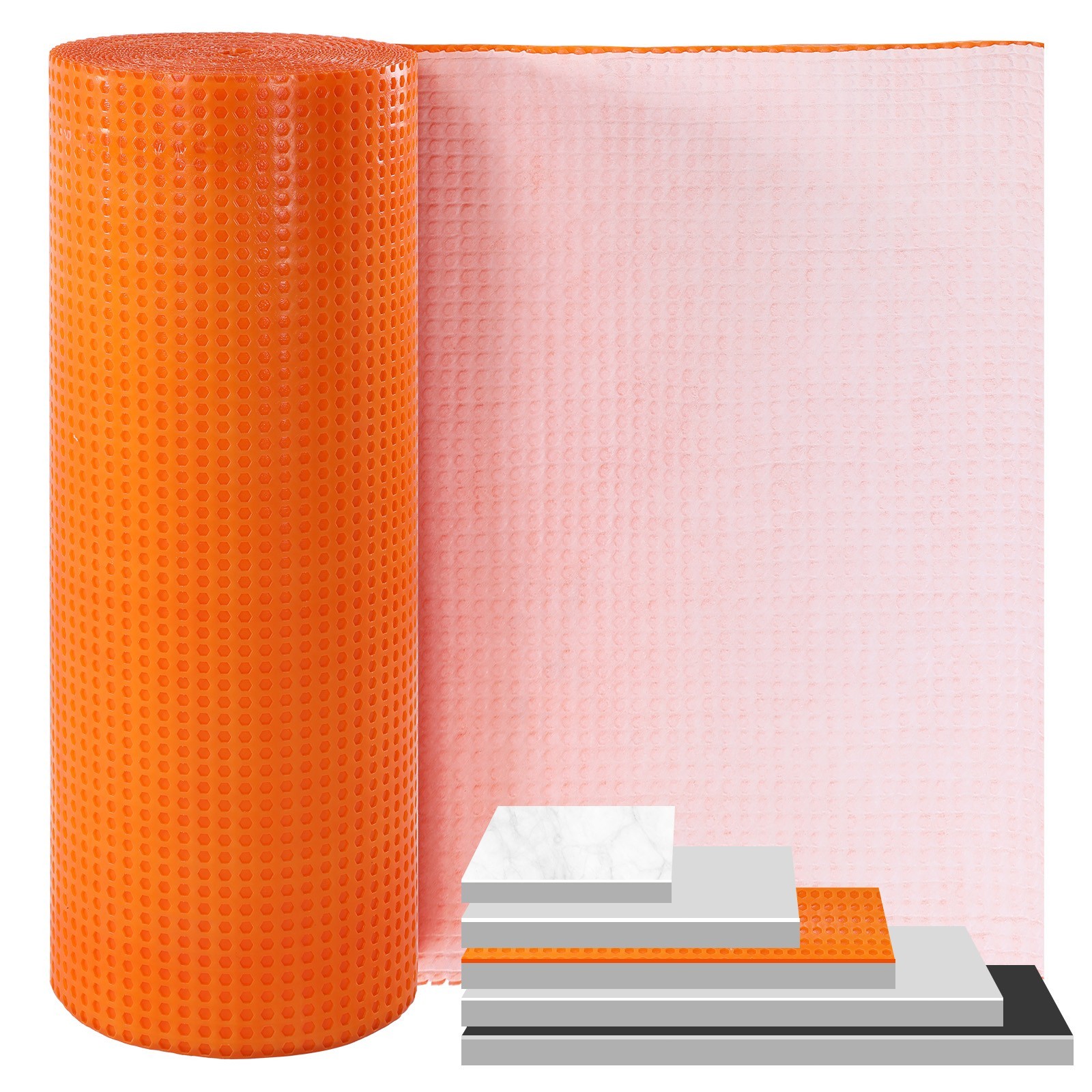 Anti Fracture Flooring Underlayment for Shower Walls/Bathroom Floors/Sauna Room