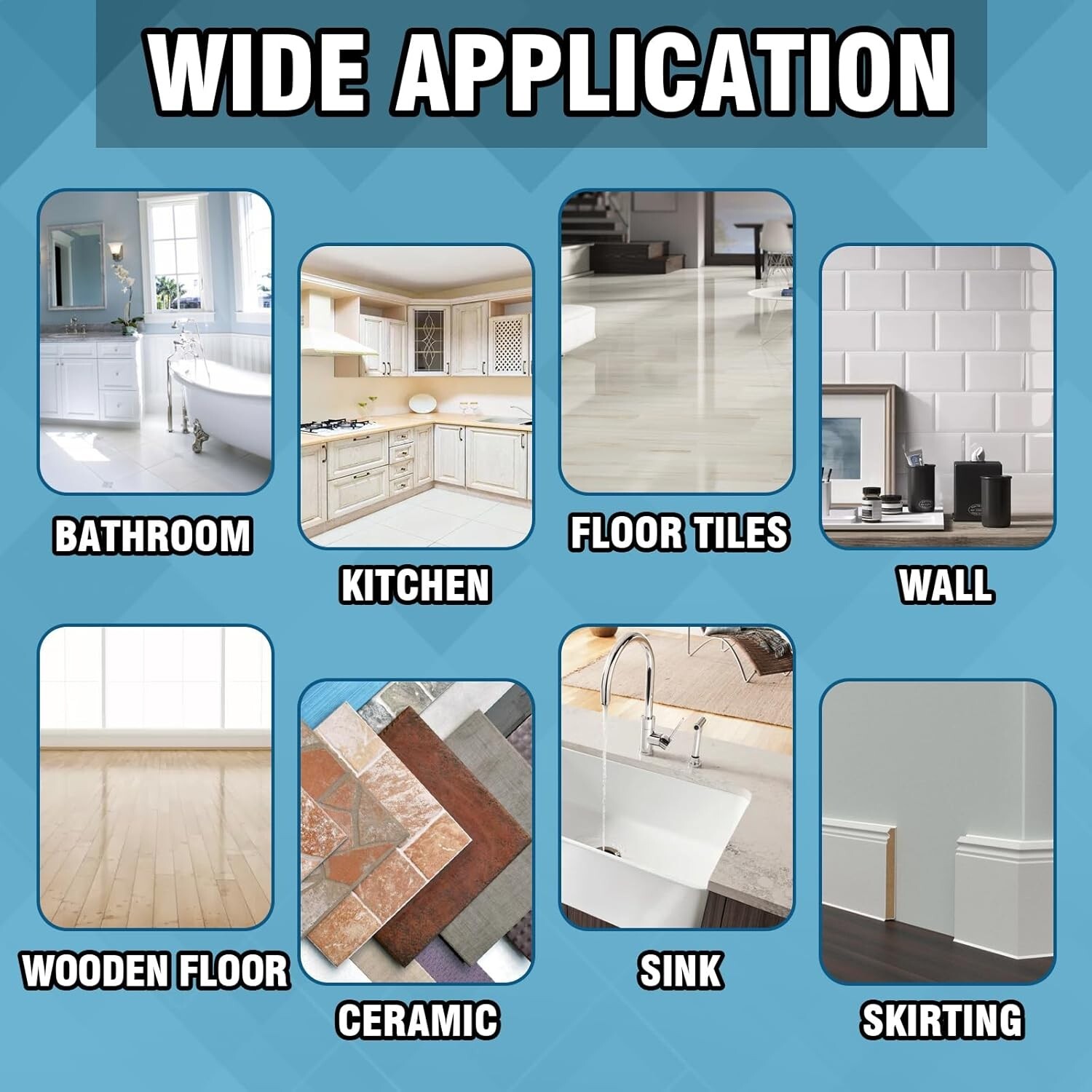 Construction Adhesive Heavy Duty, Cement Glue for Concrete, Tile, Cement, Floor