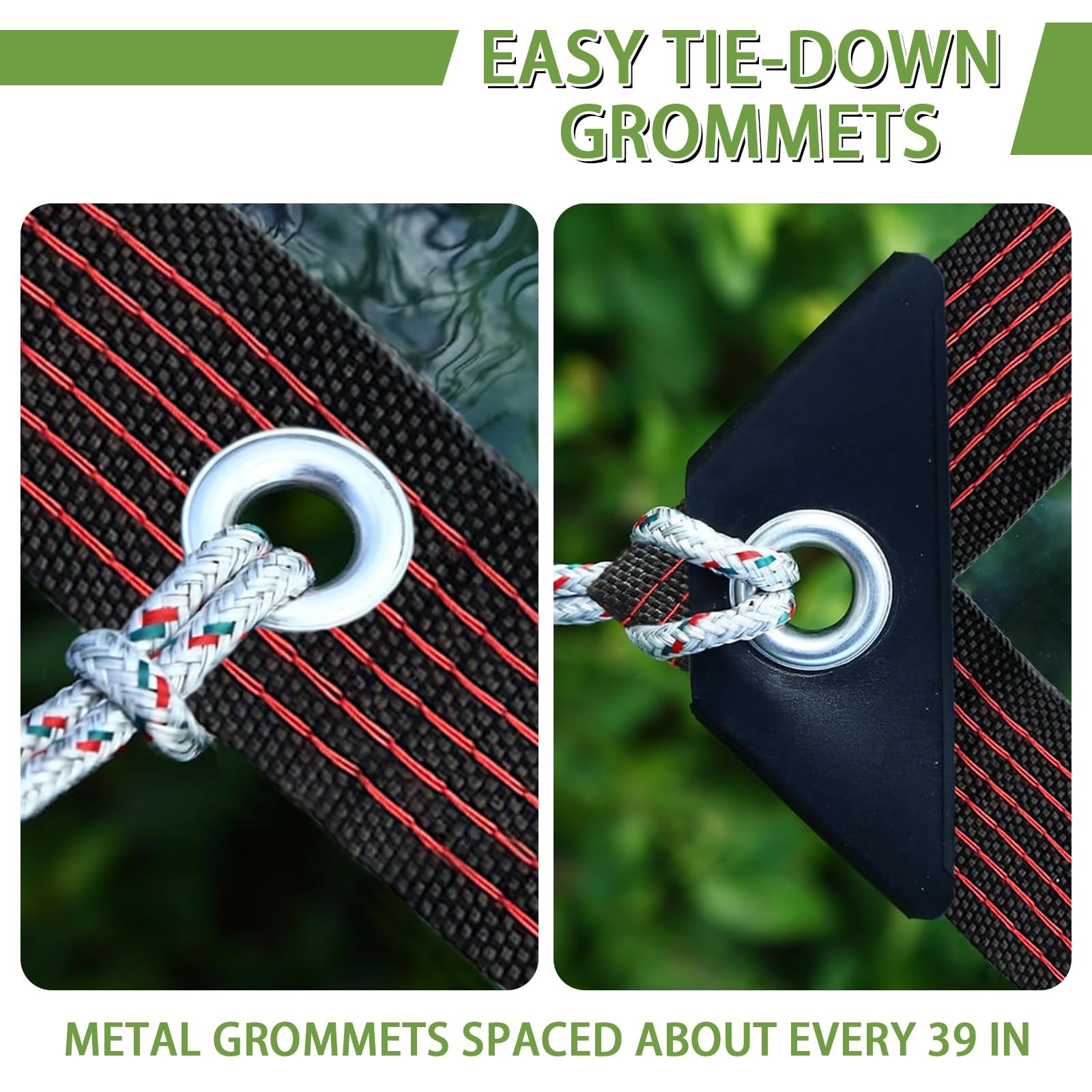 Cenhadam Clear Tarp with Grommets 4×6 ft,10 Mil ft-1P, Black Border