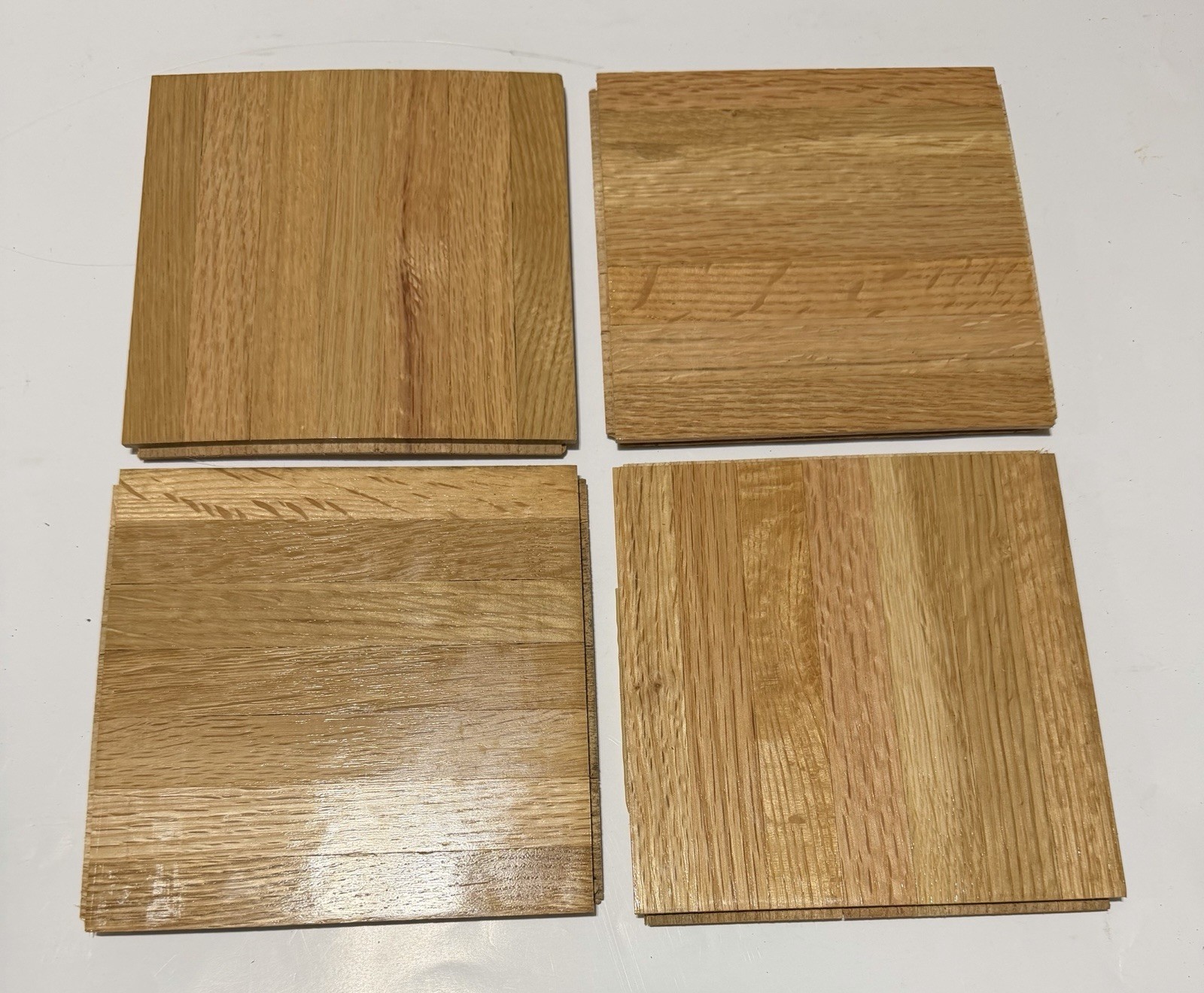 OAK PARQUET FLOOR: 20pcs 6″x6″x5/16″: Hartco Natural 5 Sq ft NEW!